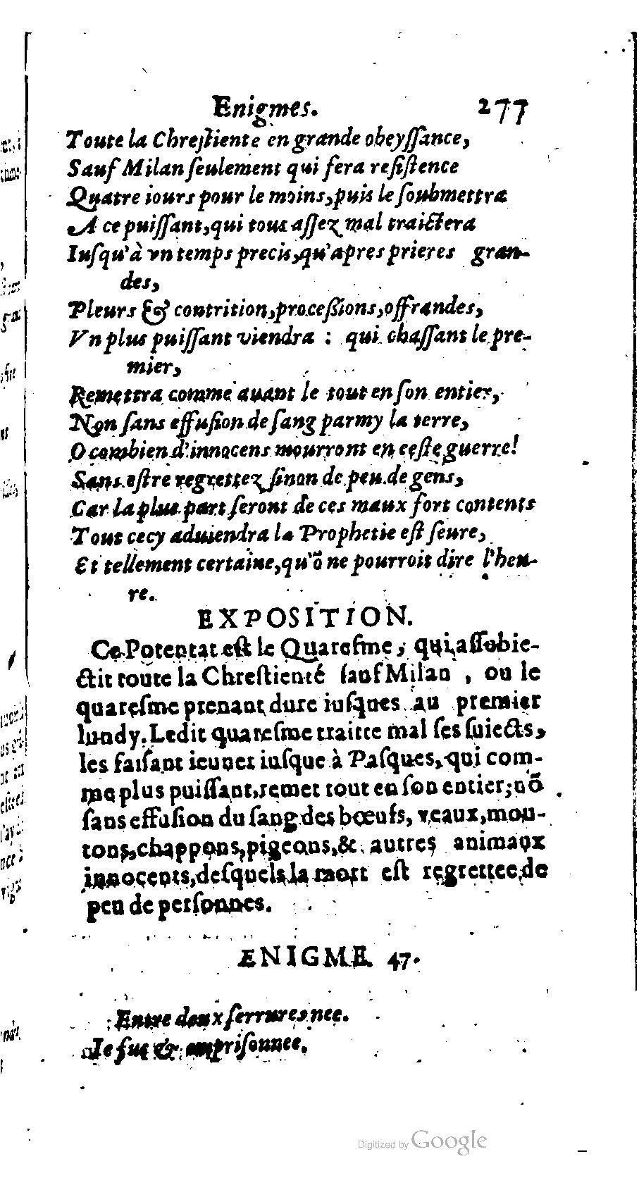 1611 - Romain de Beauvais - Trésor des récréations - BM Lyon