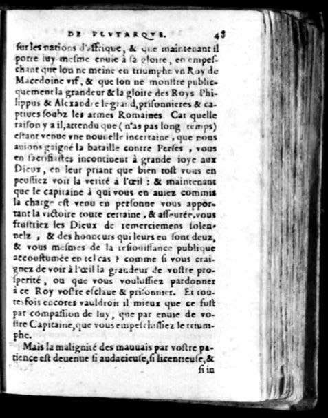 1574 - Benoît Rigaud - Trésor des vies de Plutarque - Avignon