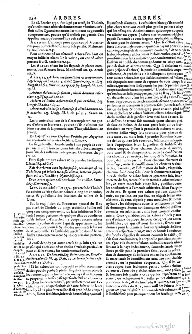 1629 - Veuve Nicolas Buon - Trésor du droit français (29620 T. 1) - BM Lyon