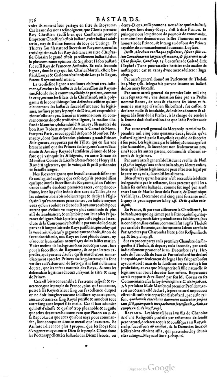 1629 - Veuve Nicolas Buon - Trésor du droit français (21754 T. 1) - BM Lyon