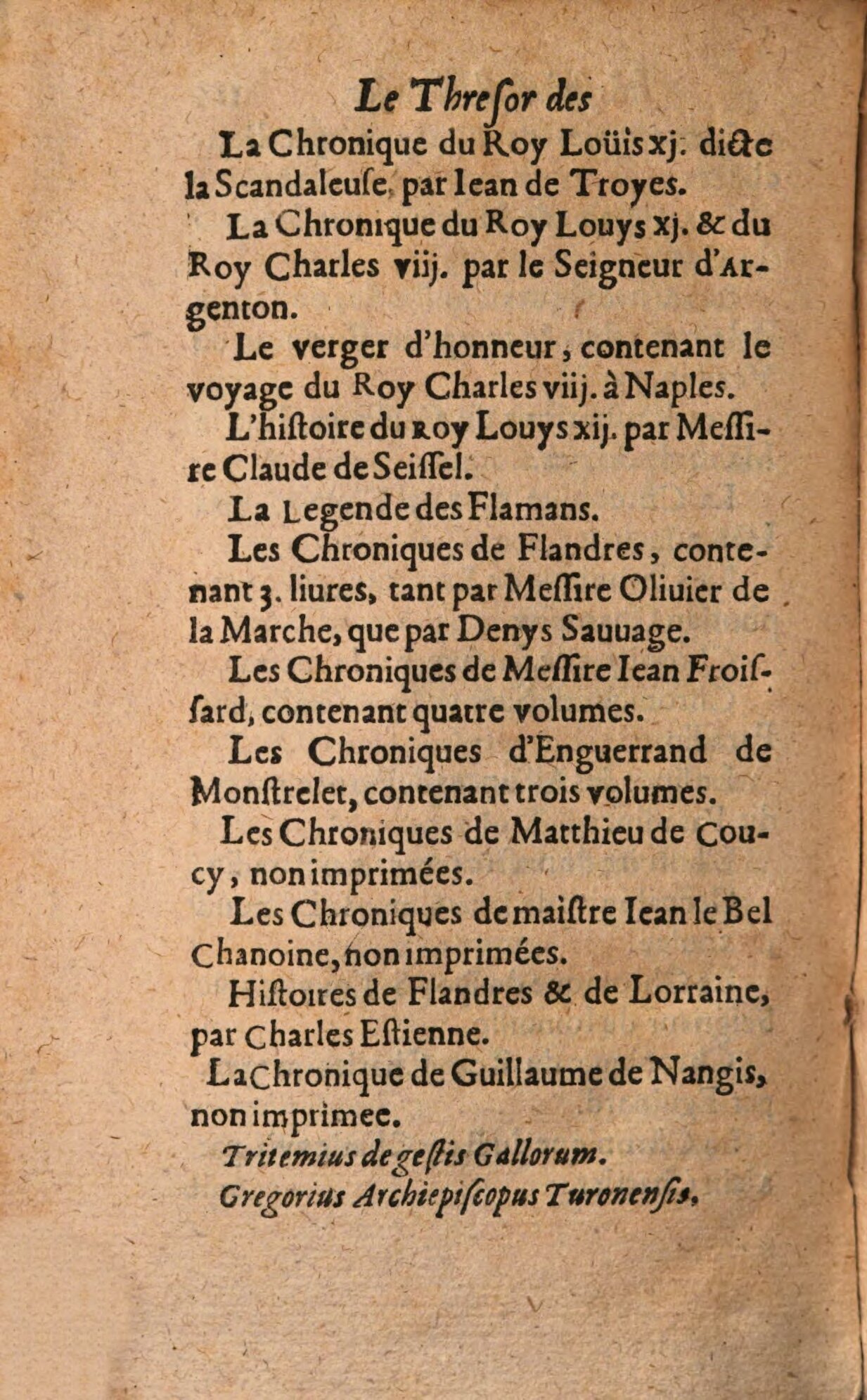 1639 - Jean Corrozet - Trésor des histoires de France - BSB Munich 1639 - Jean Corrozet - Trésor des histoires de France - BSB Munich