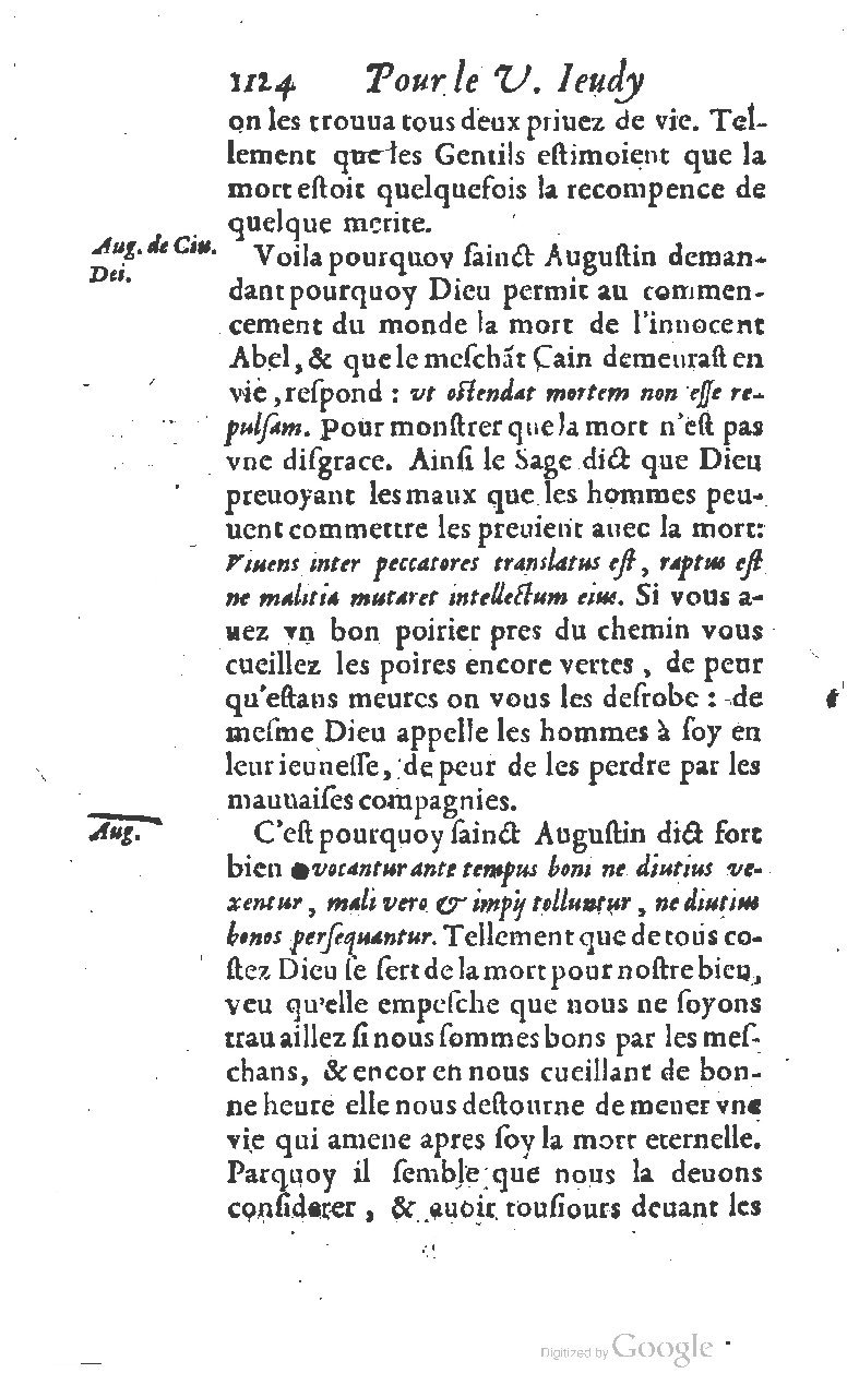 1607 - Nicolas Du Fossé - Trésor quadragésimal - T 01 - BM Lyon