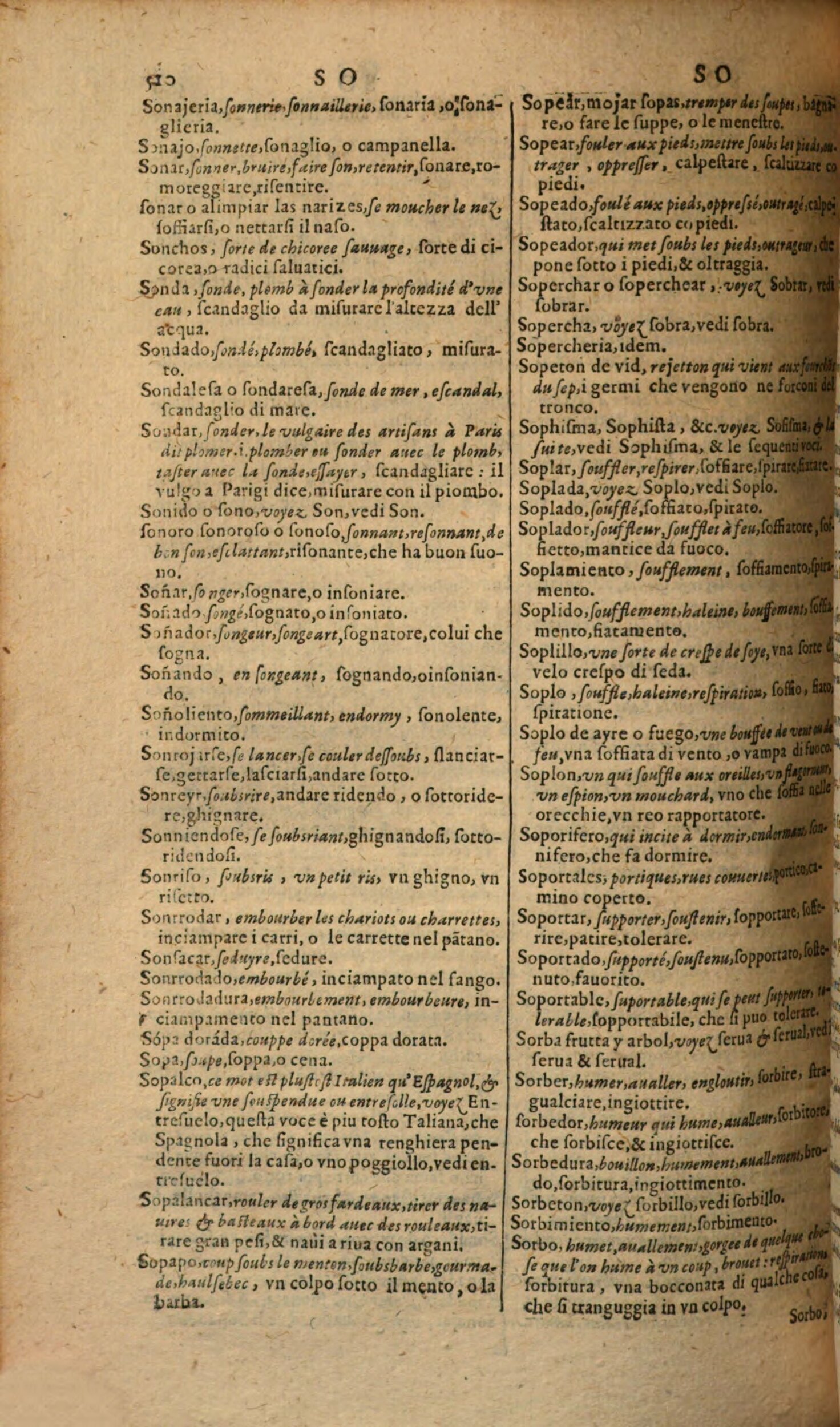 1617 - Samuel Crespin - Trésor des trois langues espagnole, française et italienne (Première partie) - Regensburg