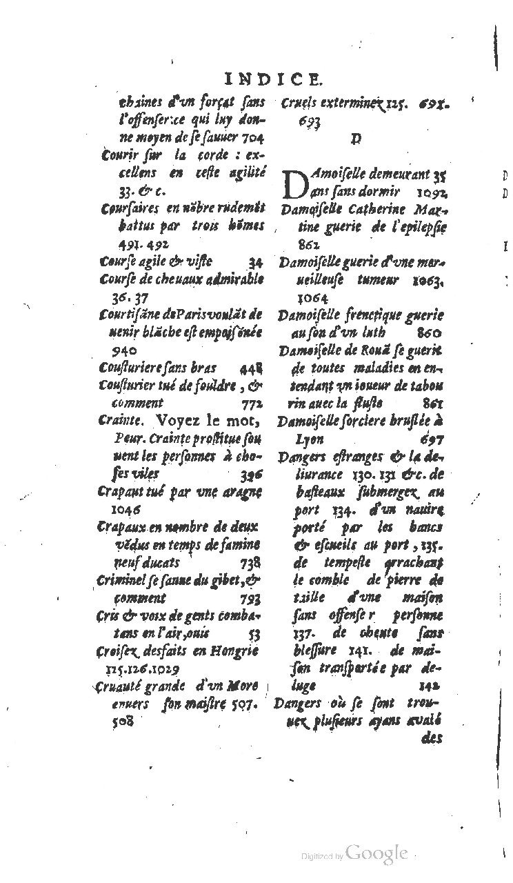 1610 - Paul Marceau - Trésor d’histoires admirables et mémorables - BSB Munich
