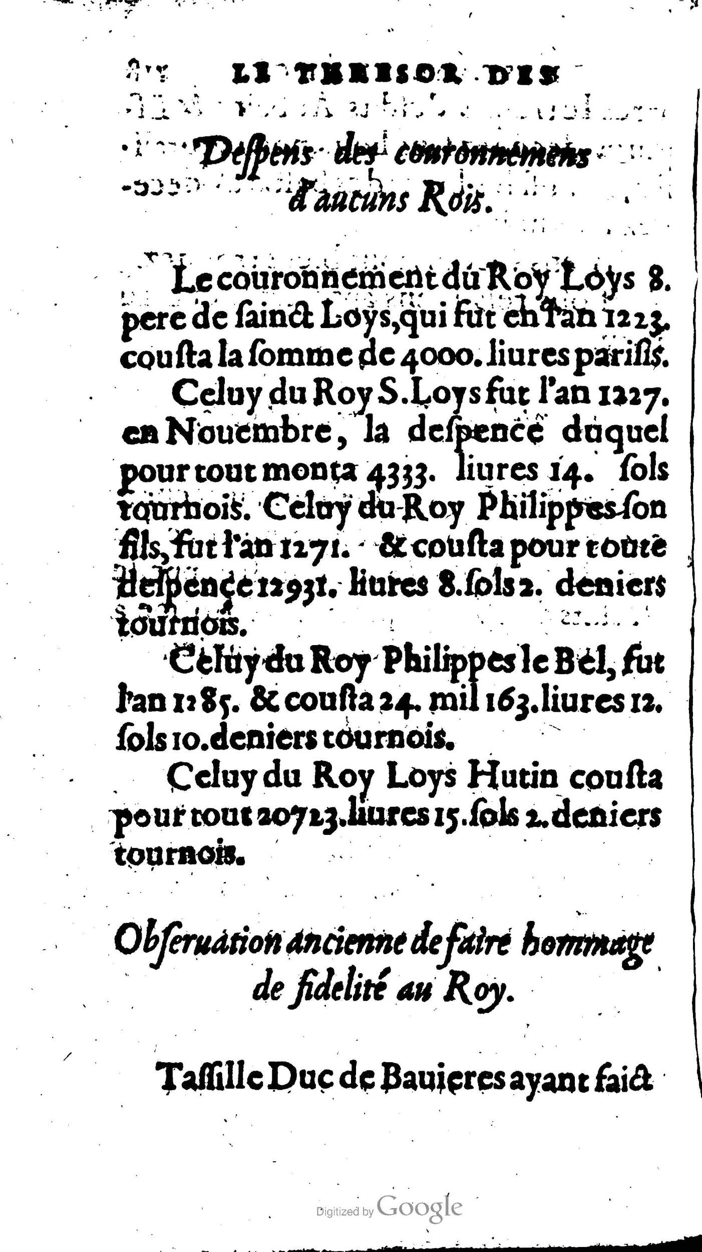 1604 - Galiot Corrozet - Trésor des histoires de France - BnF Arsenal 1604 - Galiot Corrozet - Trésor des histoires de France - BnF Arsenal