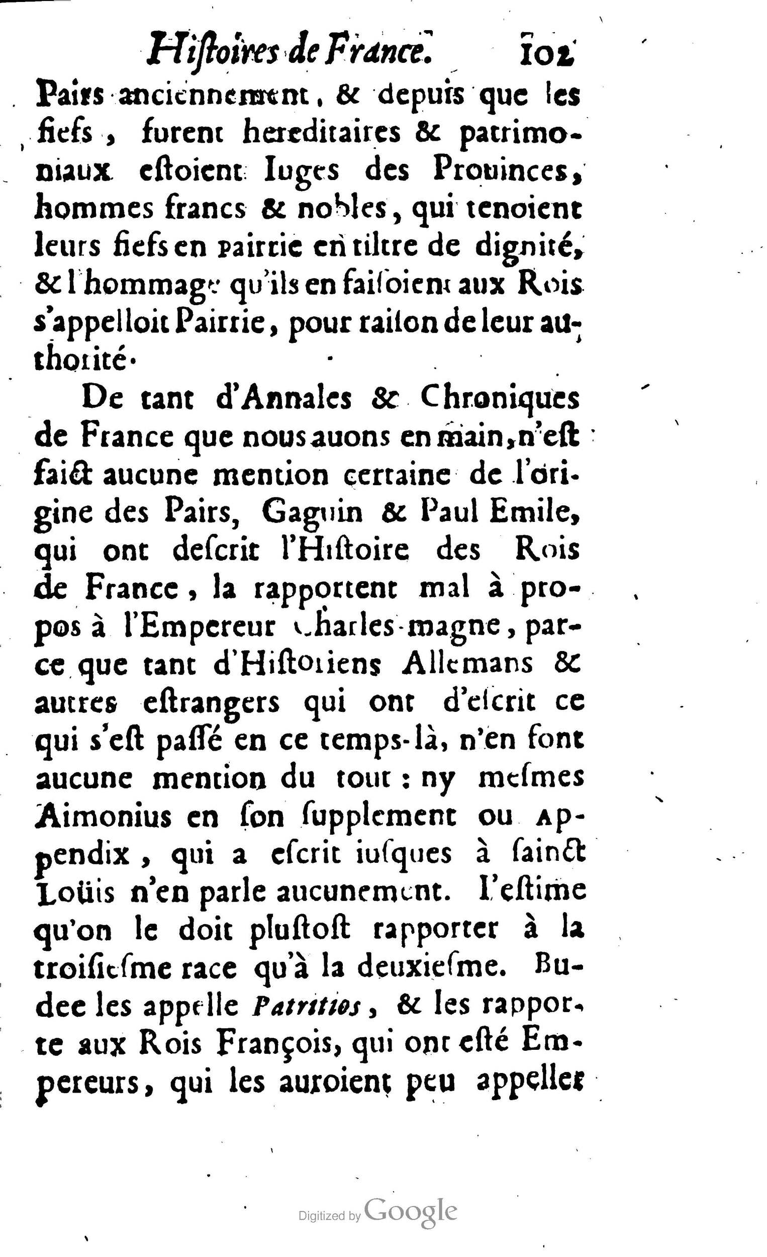 1638 - Jean Corrozet - Trésor des histoires de France - BM Lyon