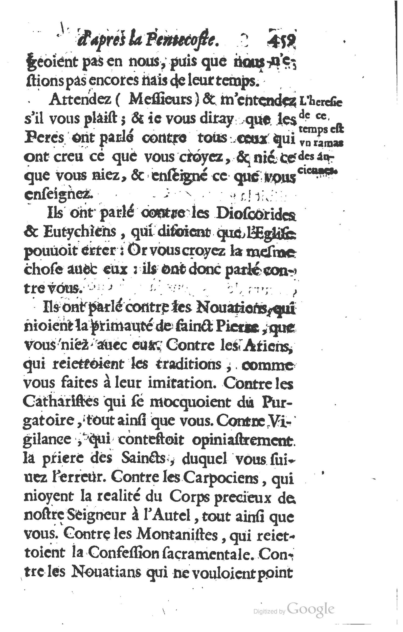 1629 - Manassés de Préaulx - Sermons ou Trésors de la piété chrétienne - BM Lyon