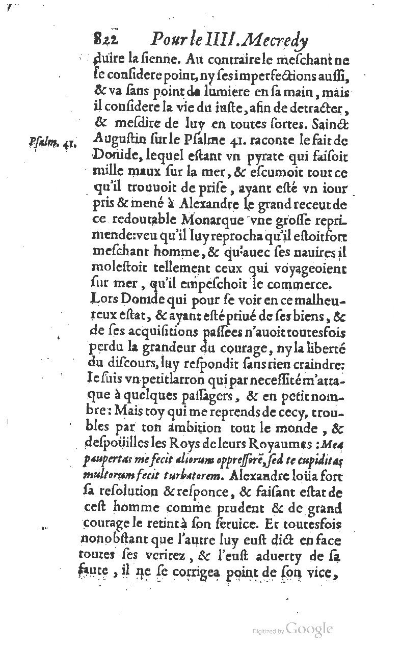 1607 - Nicolas Du Fossé - Trésor quadragésimal - T 01 - BM Lyon