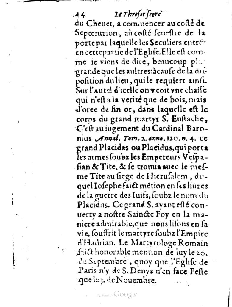 1636 - Jean Billaine - Trésor sacré ou inventaire des saintes reliques - British Library