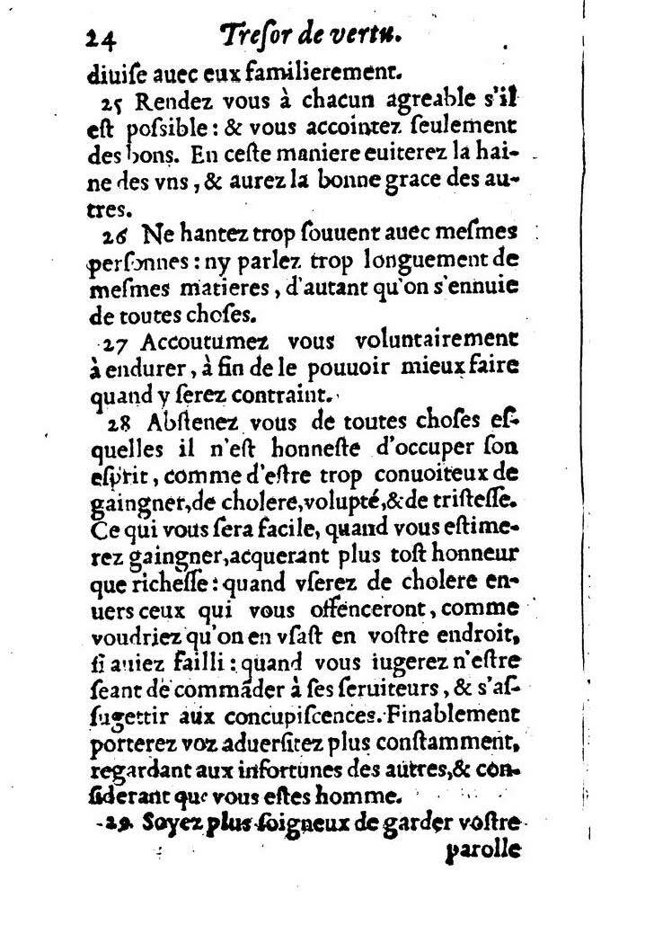 1558 - Nicolas Perrineau et Jean Temporal - Trésor de vertu - BM Lyon
