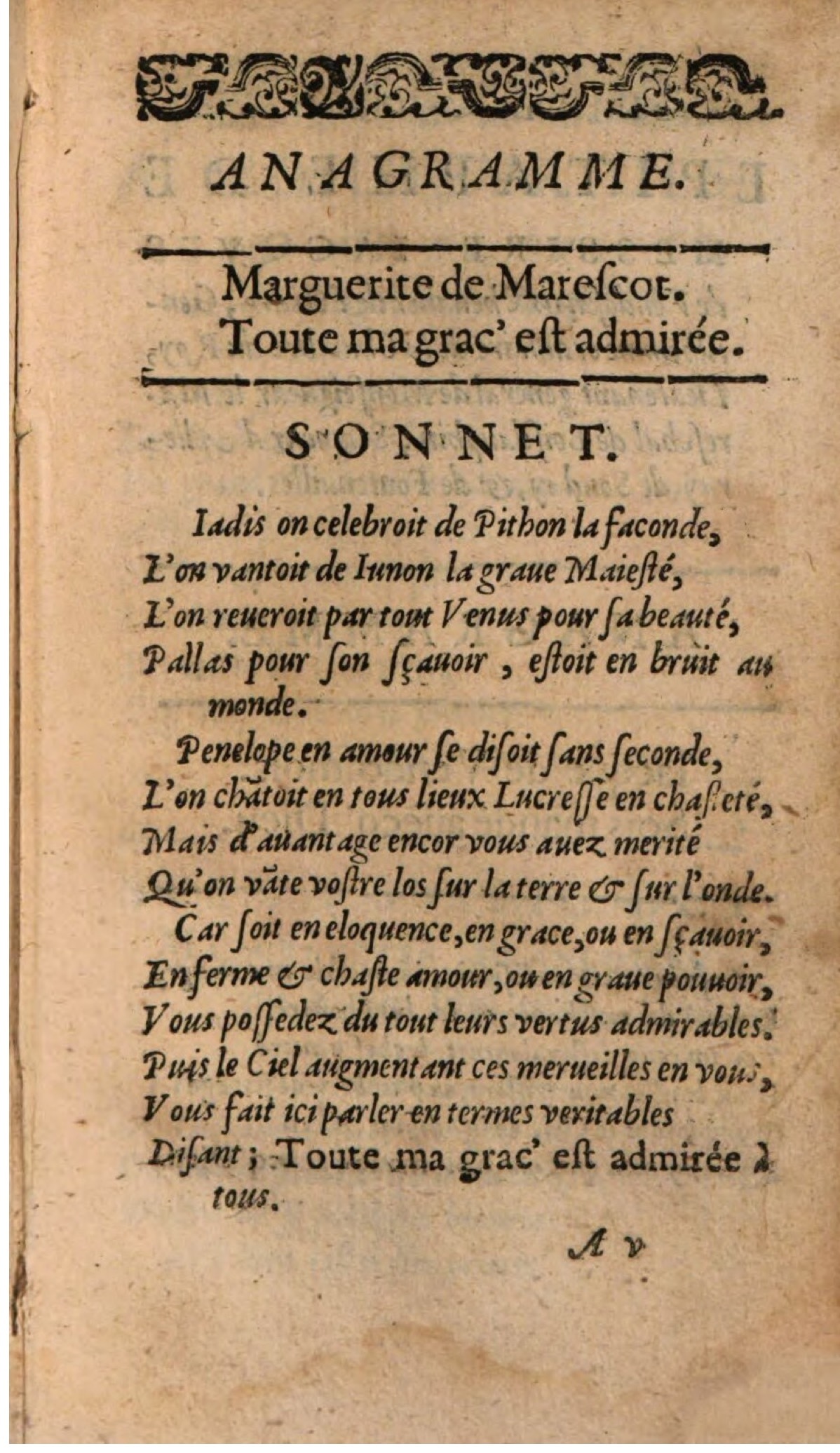 1611 - Théodore Reinsart - La Suitte des marguerites françoises, ou second thresor du bien dire - BSB Munich