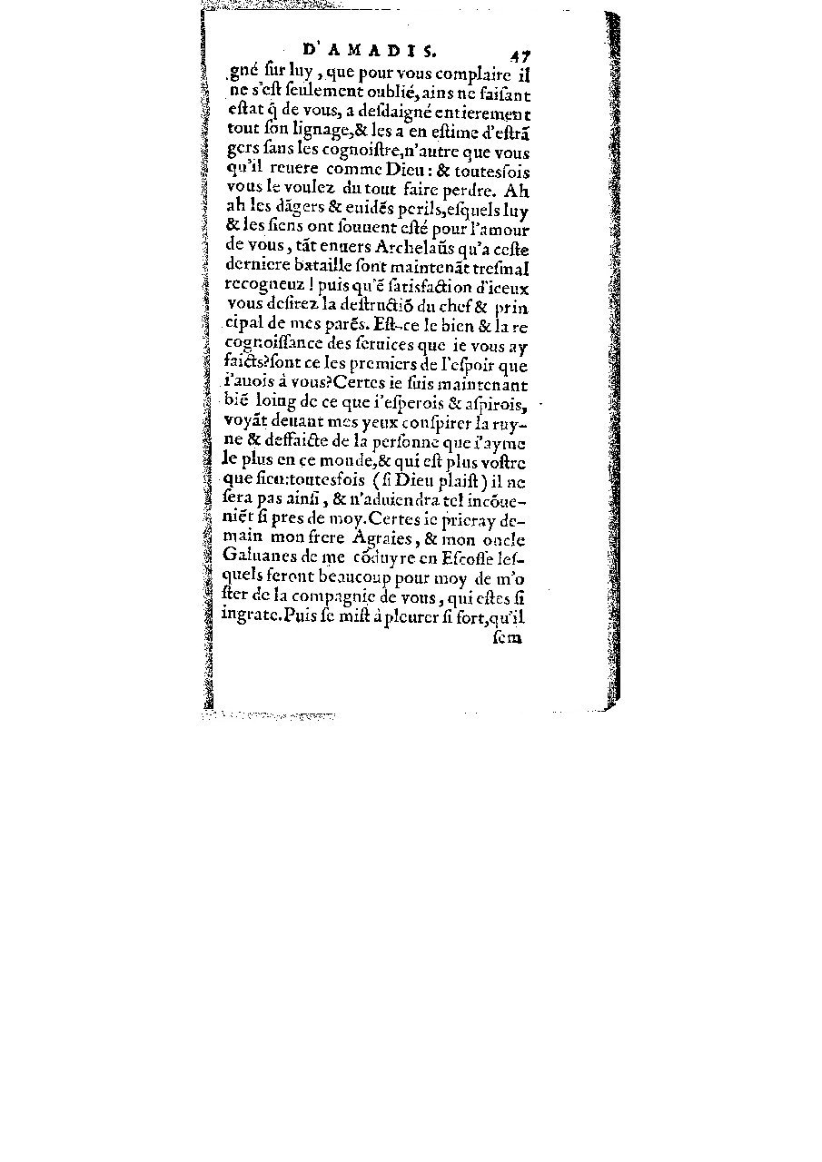 1572 - Veuve Gabriel Cotier - Trésor des Amadis - BM Lyon