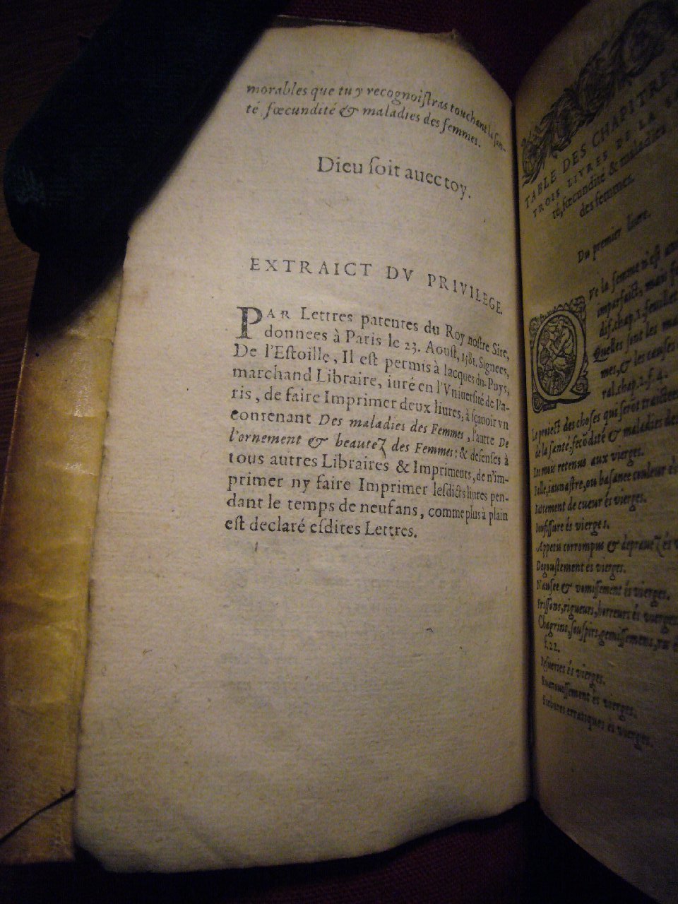 1585 - Jacques du Puis - Trésor des remèdes secrets pour les maladies des femmes - BnF