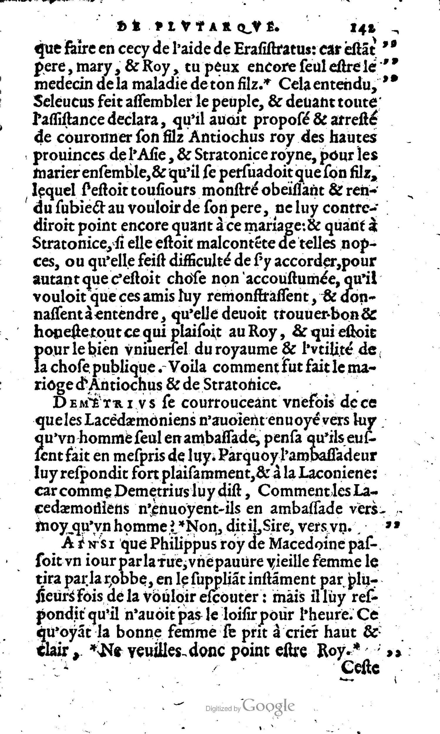 1568 - Willem Silvius - Trésor des vies de Plutarque - Anvers Plantin-Moretus