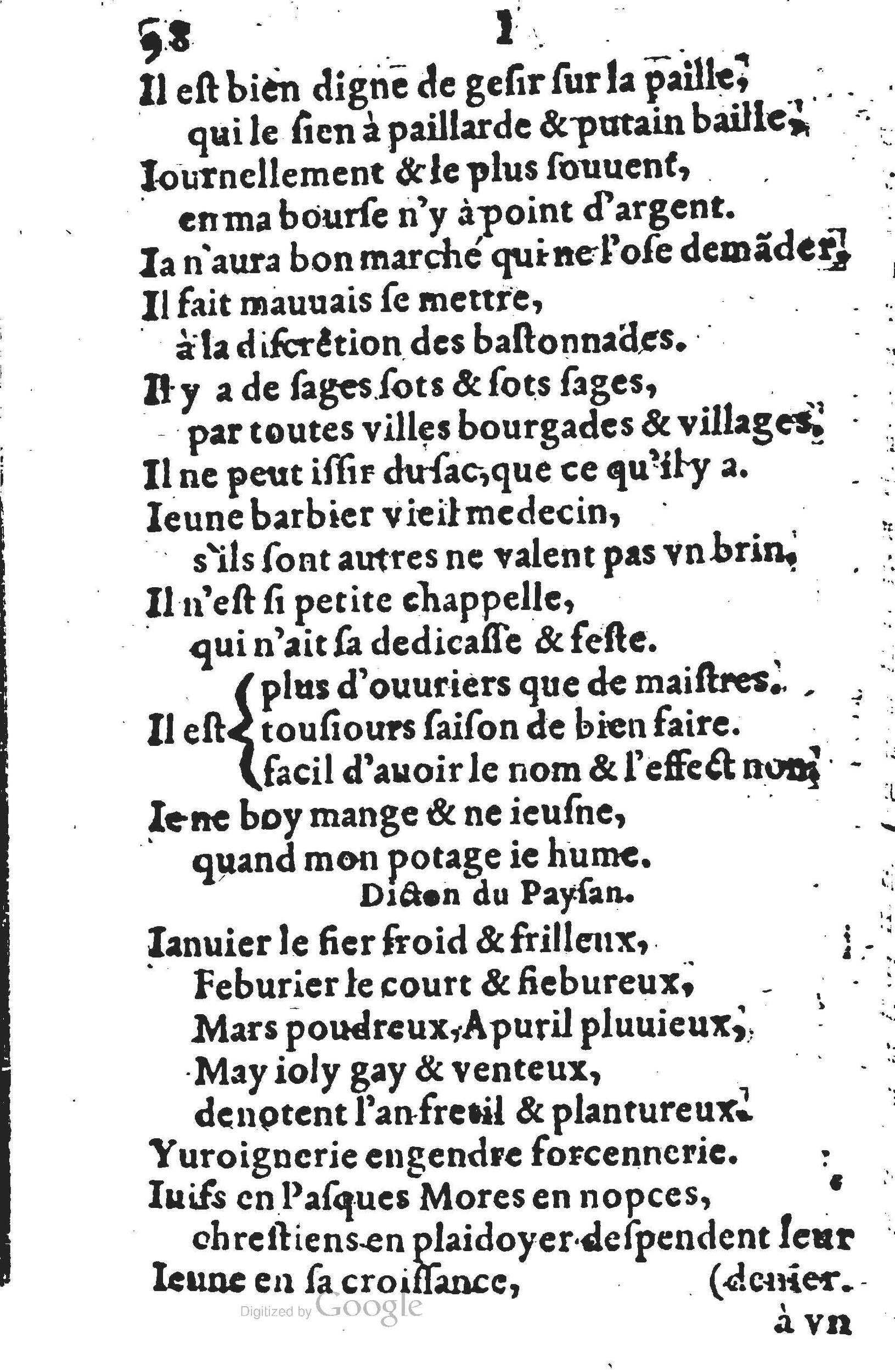 1578 - Nicolas Lescuyer - Trésor des sentences dorées - UGent