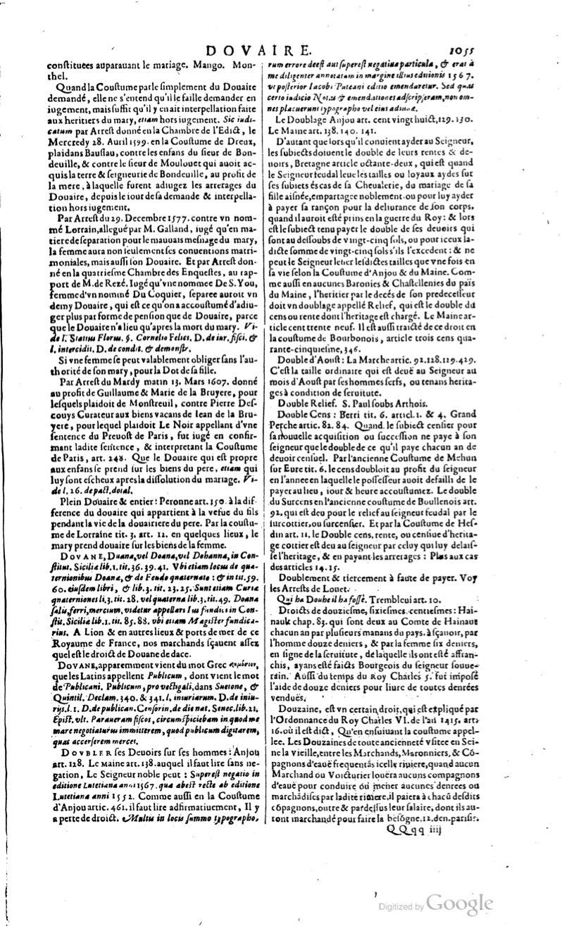 1629 - Veuve Nicolas Buon - Trésor du droit français (29620 T. 1) - BM Lyon