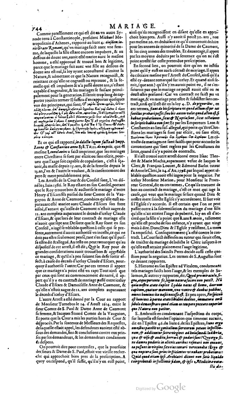 1629 - Veuve Nicolas Buon - Trésor du droit français (21754 T. 2) - BM Lyon