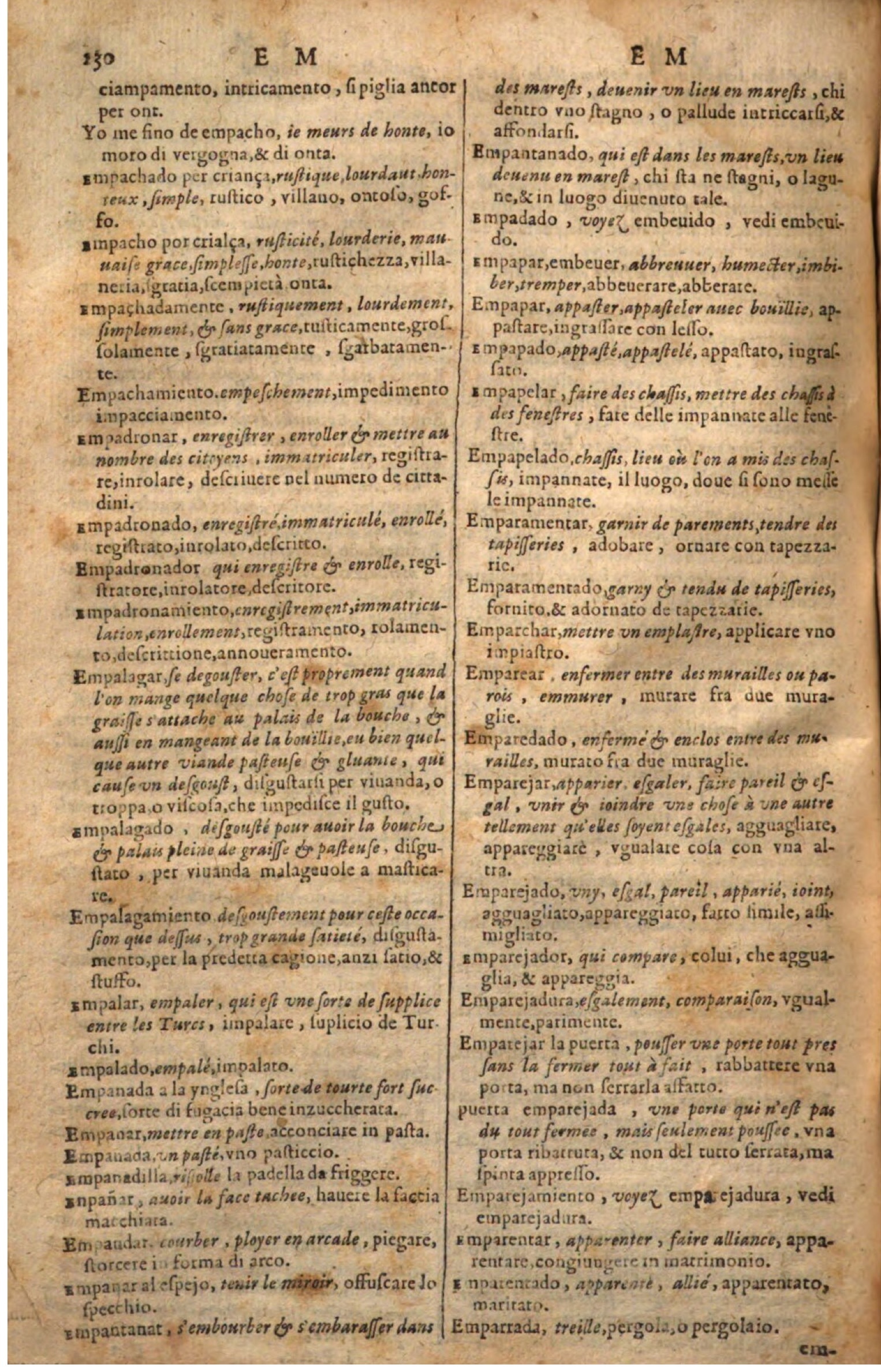 1644 - Jacques Crespin - Trésor des trois langues - Passau 1644 - Jacques Crespin - Trésor des trois langues - Passau