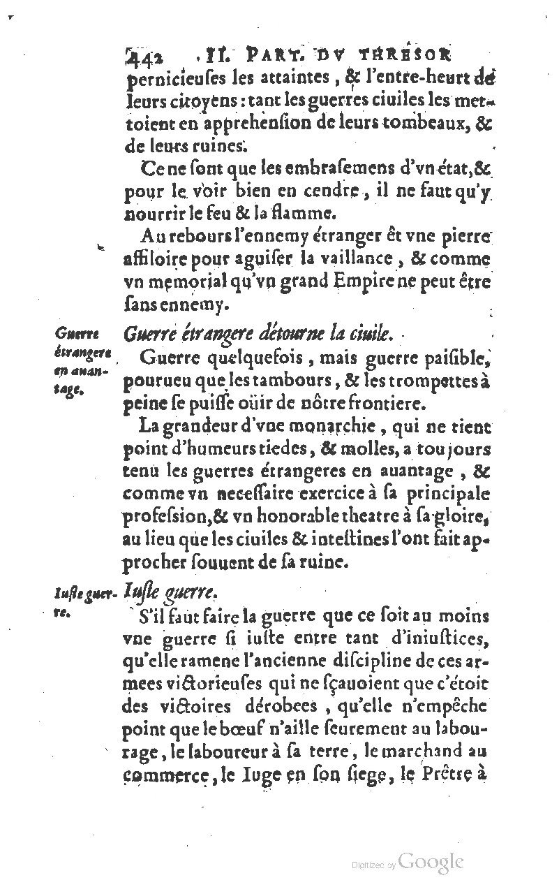 1610 - Louis Coste - Trésor de l’éloquence française (Seconde partie) - BM Lyon