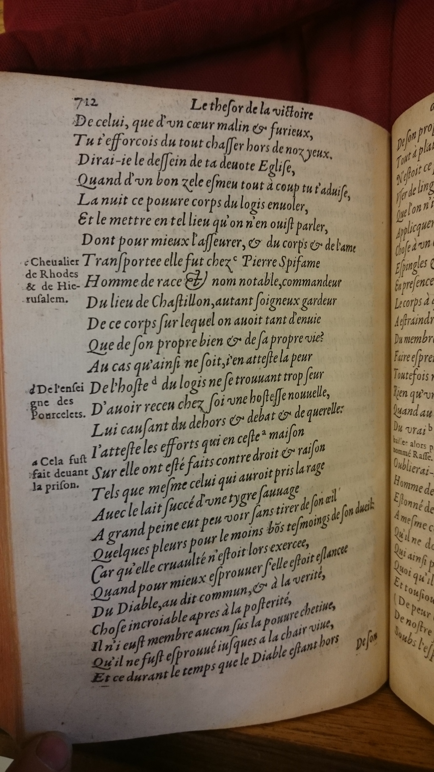 1578 - Nicolas Chesneau - Trésor et entière histoire de la triomphante victoire du corps de Dieu sur l’esprit malin - BM Lyon