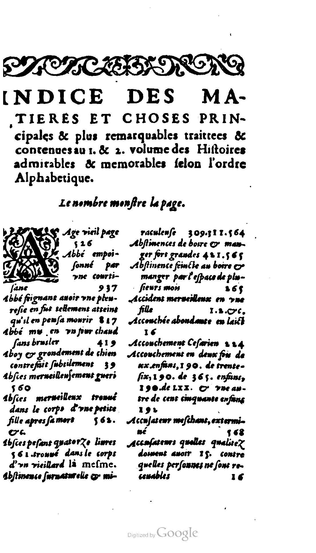 1620 - Samuel Crespin - Trésor d’histoires admirables et mémorables - BCU Lausanne