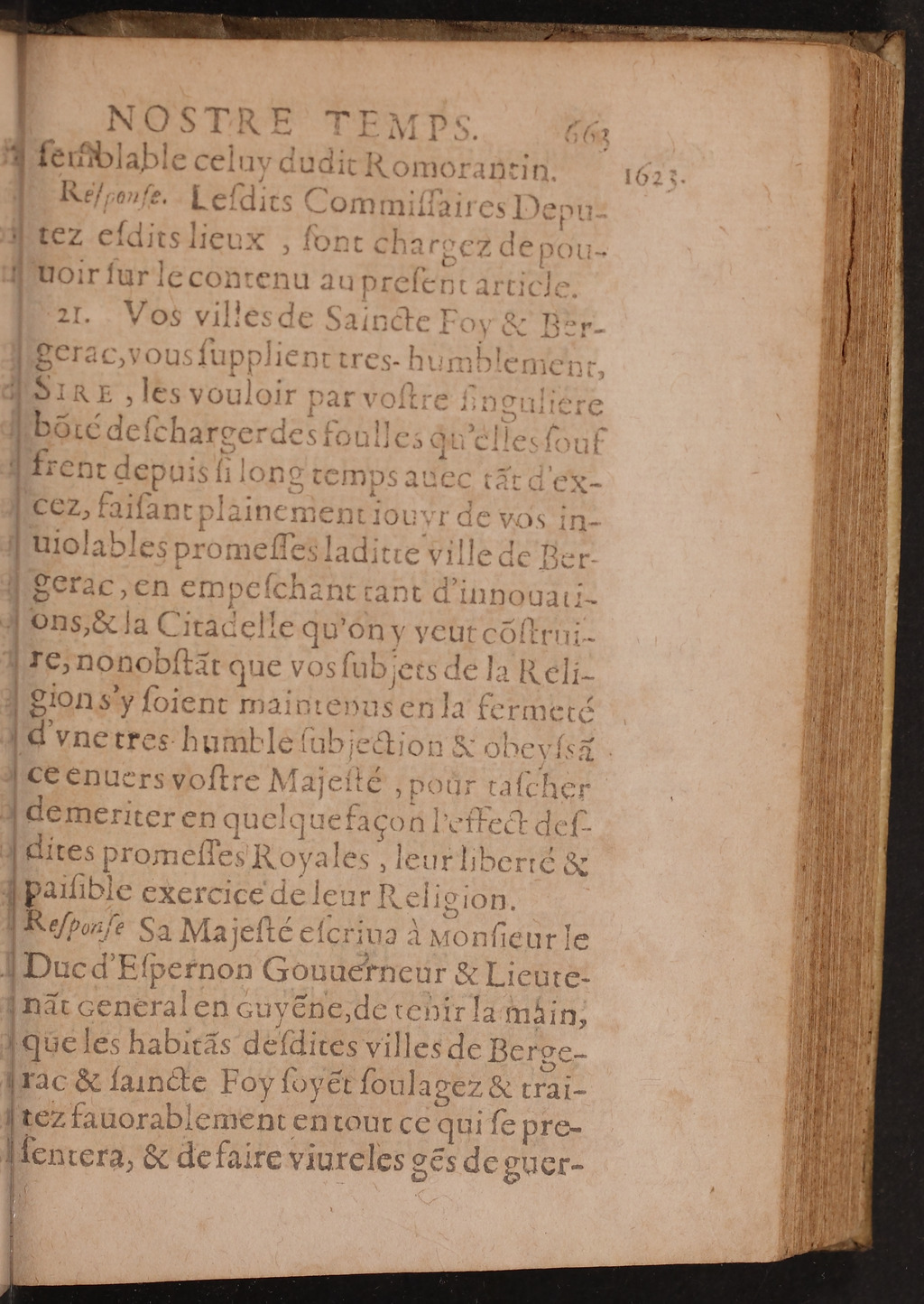 1626 - Joseph Bouillerot - Trésor de l’histoire générale de notre temps - BnF Arsenal