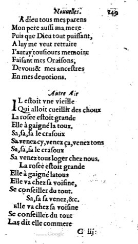 1623 - Jacques Cailloüé - Trésor ou recueil des chansons amoureuses - British Library
