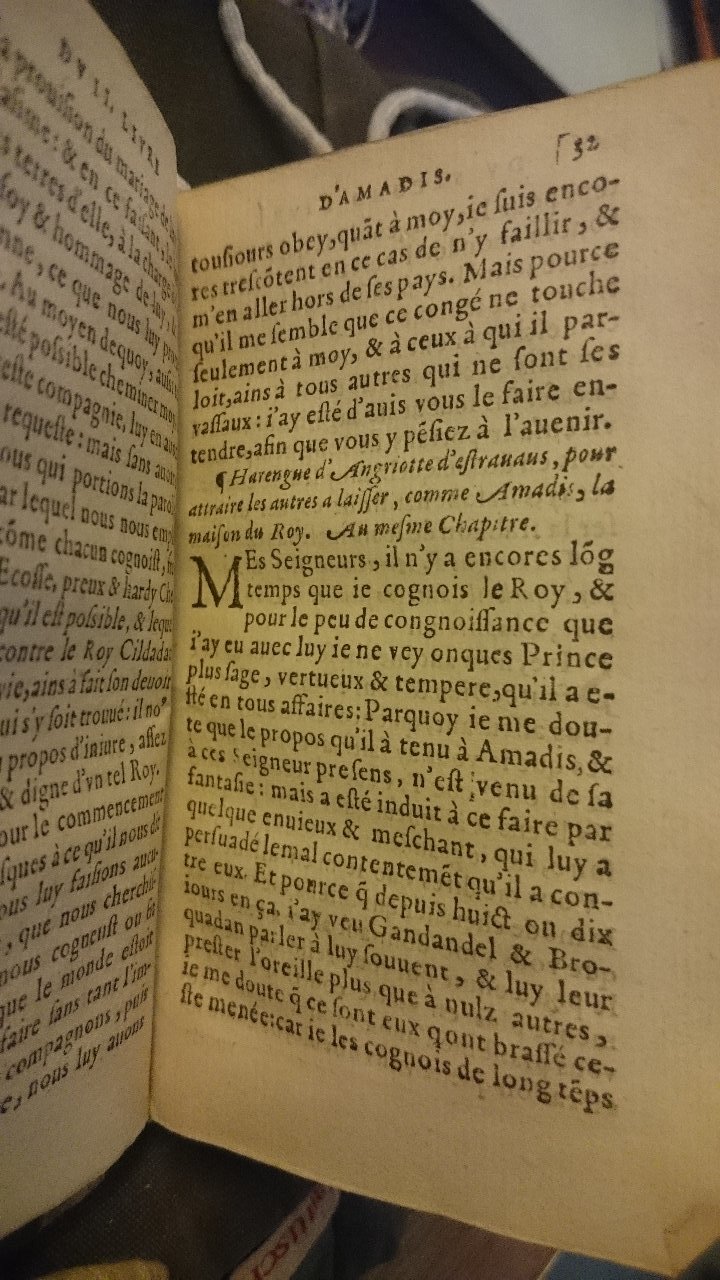 1563 - Jacques Kerver et Jean Ruelle - Trésor des Amadis - British Library