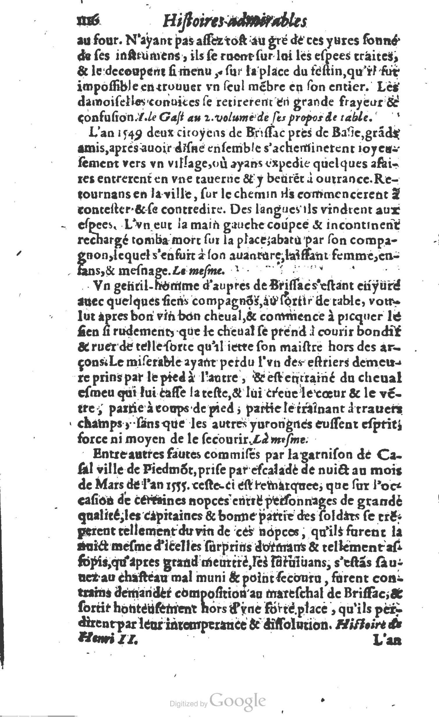 1610 - Paul Marceau - Trésor d’histoires admirables et mémorables - Princeton