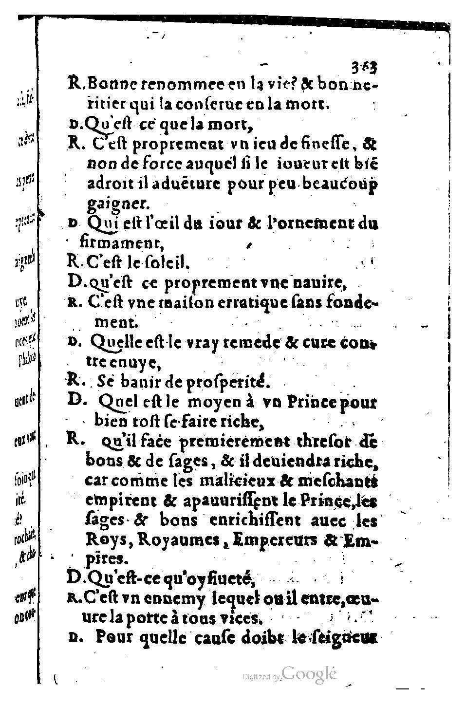 1582 - Nicolas Bonfons - Trésor des sentences dorées - BM Lyon 1582 - Nicolas Bonfons - Trésor des sentences dorées - BM Lyon