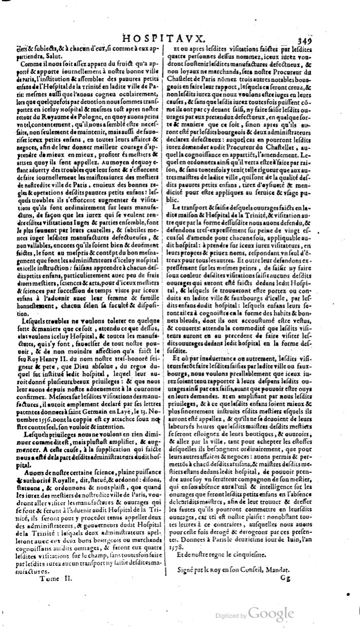 1629 - Veuve Nicolas Buon - Trésor du droit français (21754 T. 2) - BM Lyon