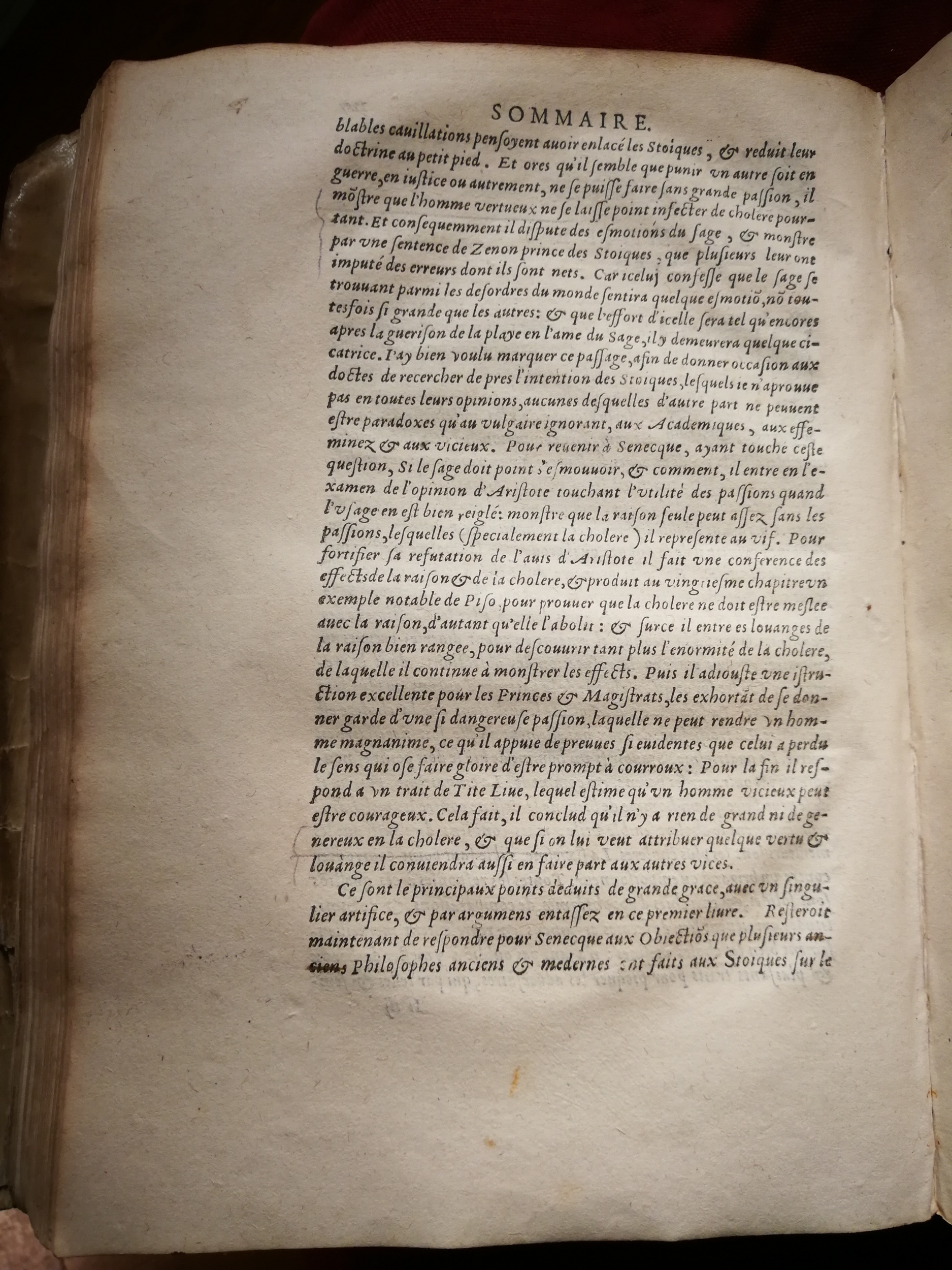 1595 - Jean Houzé - Œuvres morales et mêlées de Sénèque, Trésor de philosophie morale - T. 1 - BnF 1595 - Jean Houzé - Œuvres morales et mêlées de Sénèque, Trésor de philosophie morale - T. 1 - BnF