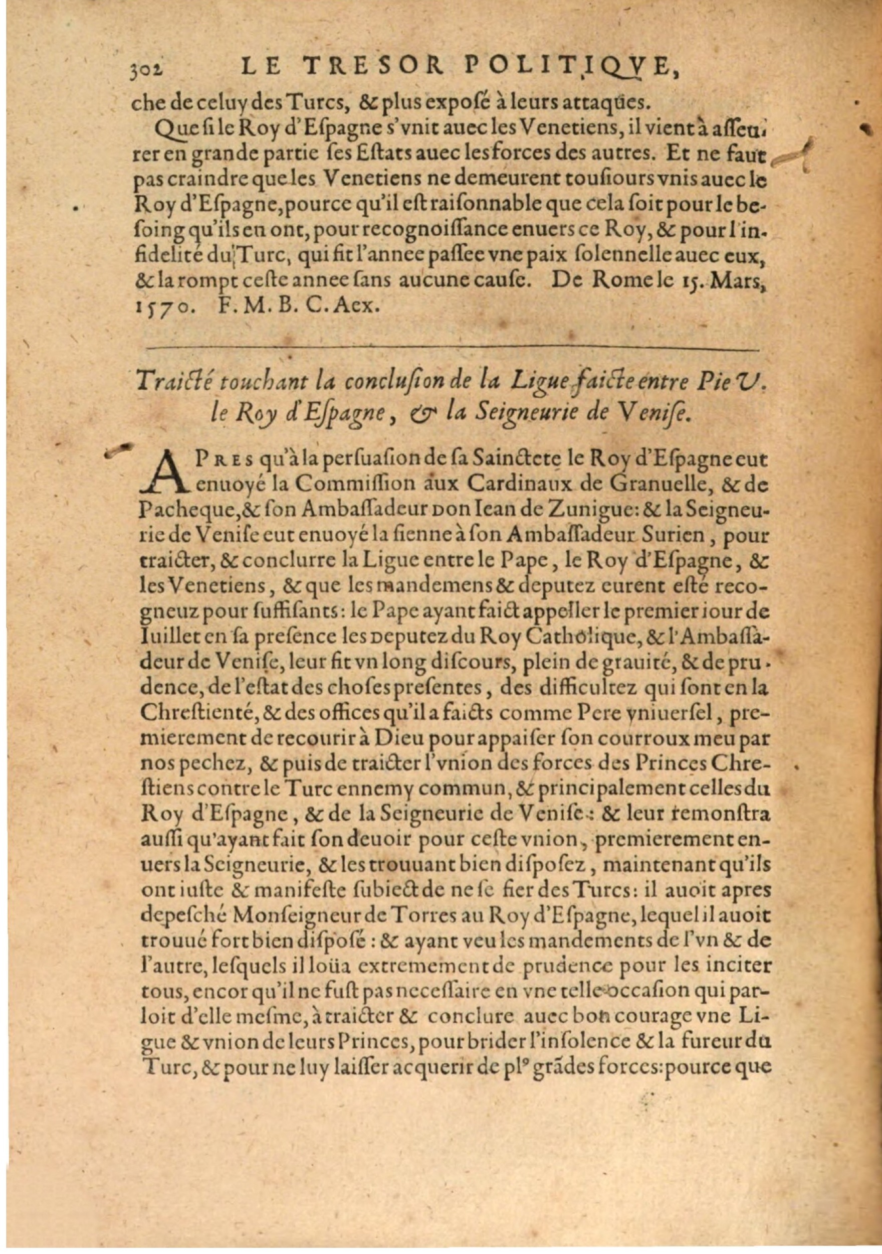 1608 - Nicolas Du Fossé - Trésor politique - BSB Munich