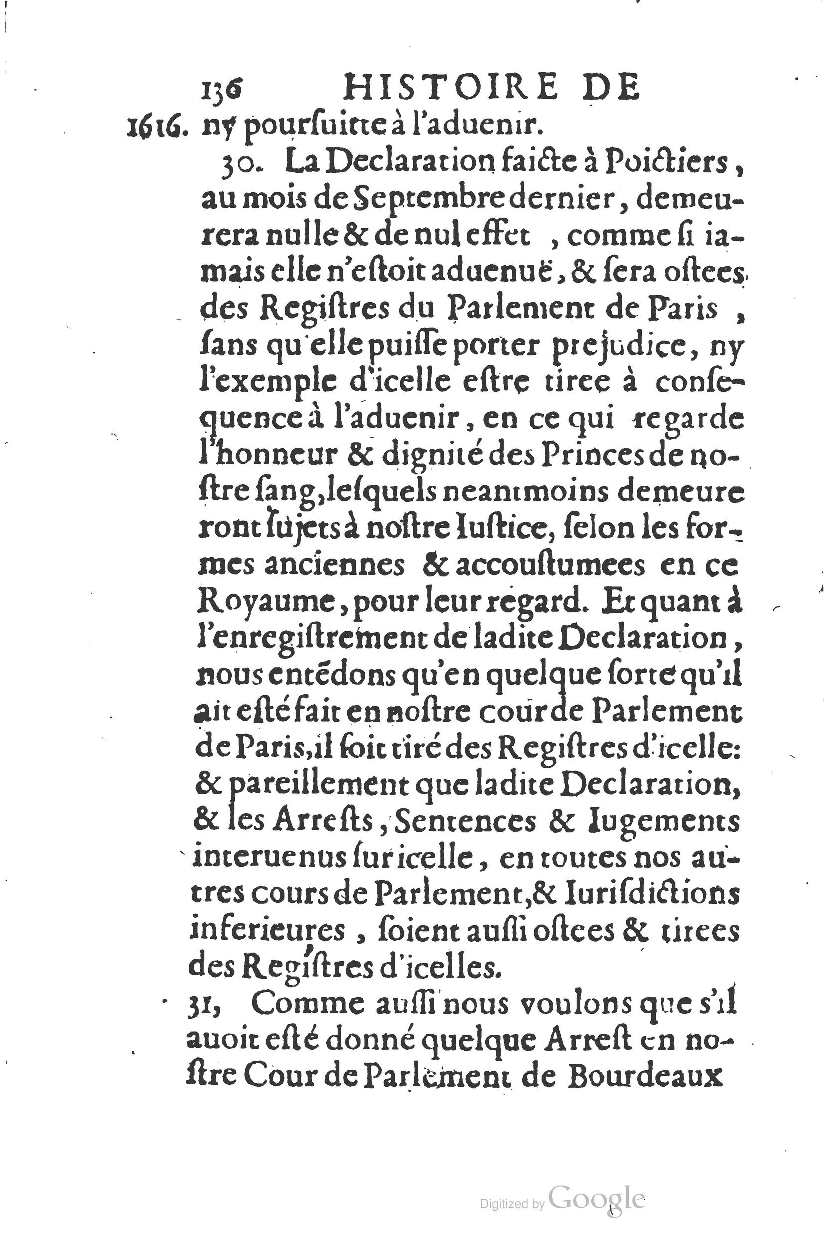 1626 - Joseph Bouillerot - Trésor de l’histoire générale de notre temps - BSB Munich