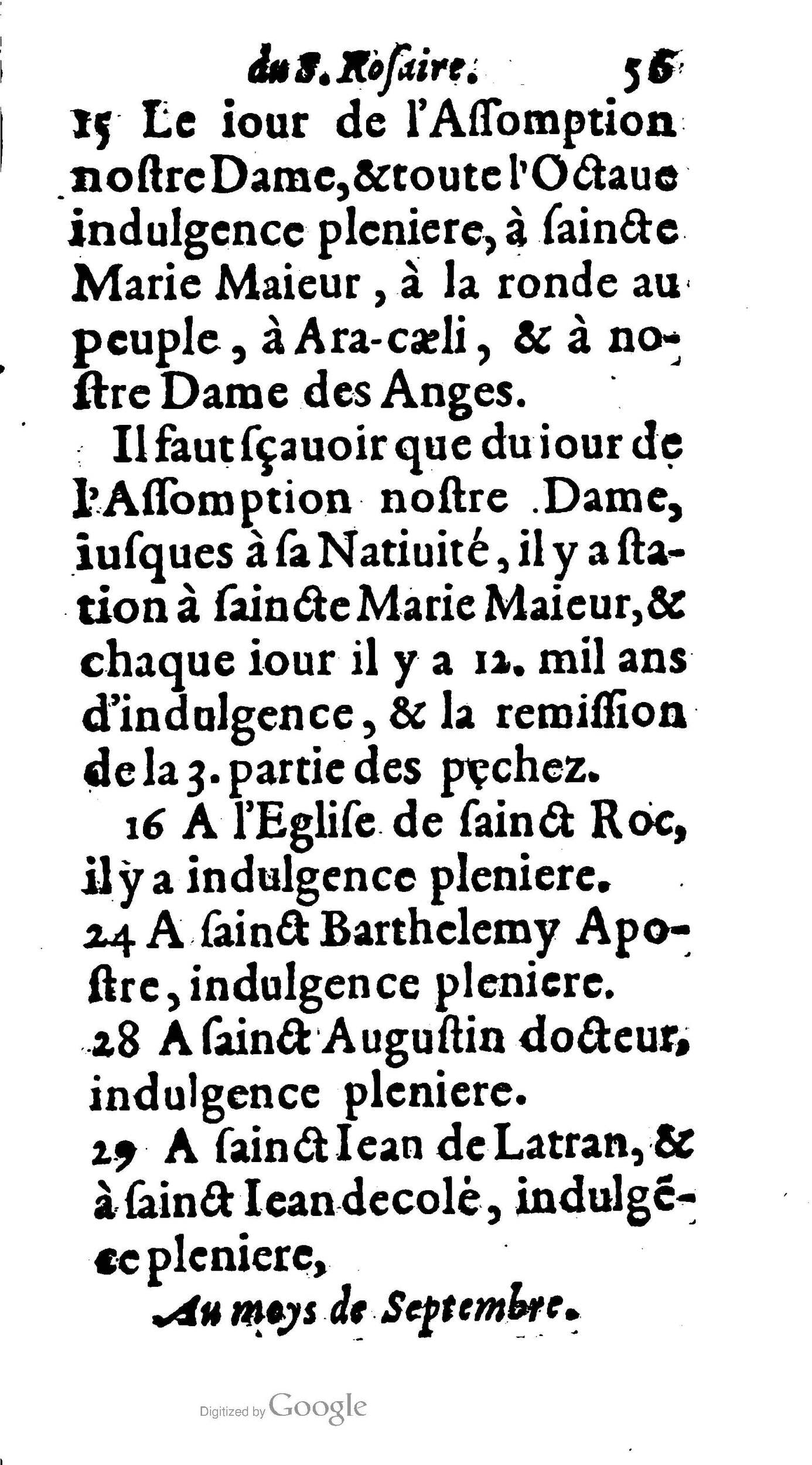 1604 - Jean Le Bouc - Trésor des indulgences du Saint Rosaire - BM Lyon 1604 - Jean Le Bouc - Trésor des indulgences du Saint Rosaire - BM Lyon