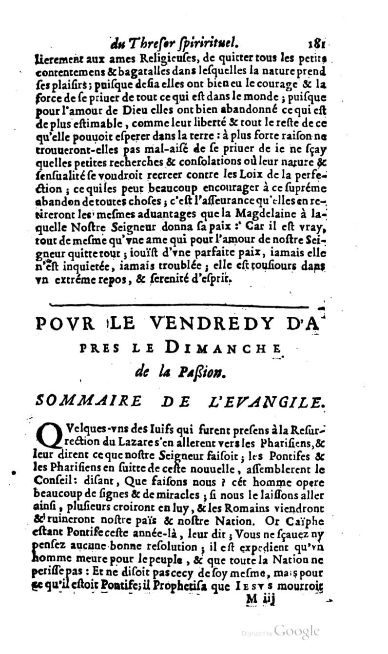 1637 - s.n. - Trésor spirituel des âmes religieuses - BM Lyon