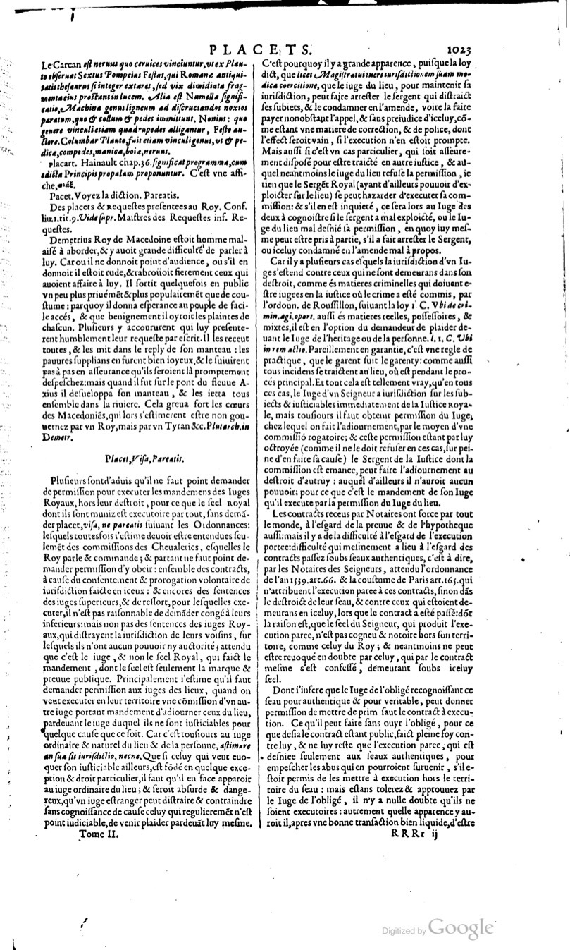 1629 - Veuve Nicolas Buon - Trésor du droit français (29620 T. 2) - BM Lyon