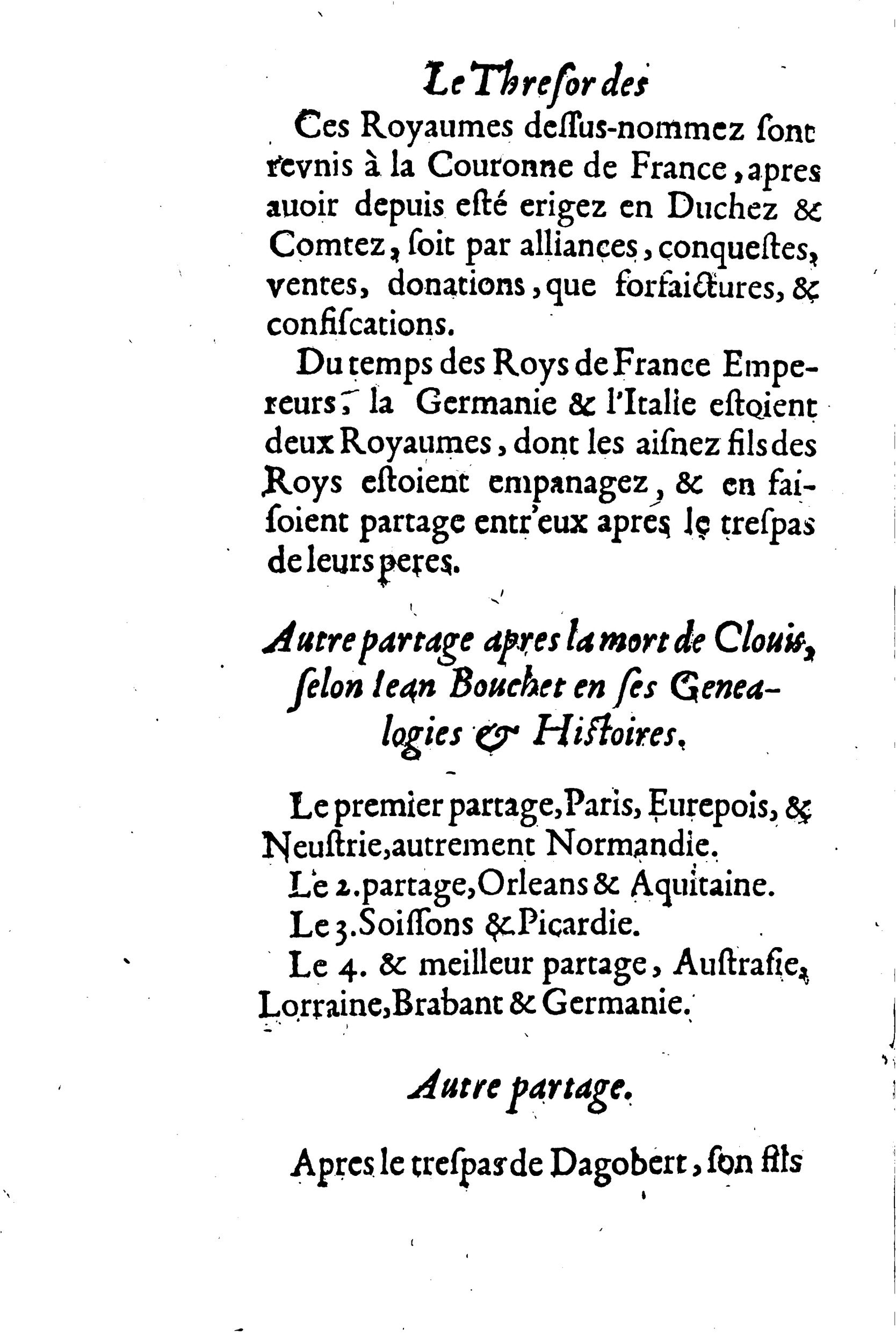 1633 - Jean Corrozet - Trésor des histoires de France - BM Lyon 1633 - Jean Corrozet - Trésor des histoires de France - BM Lyon