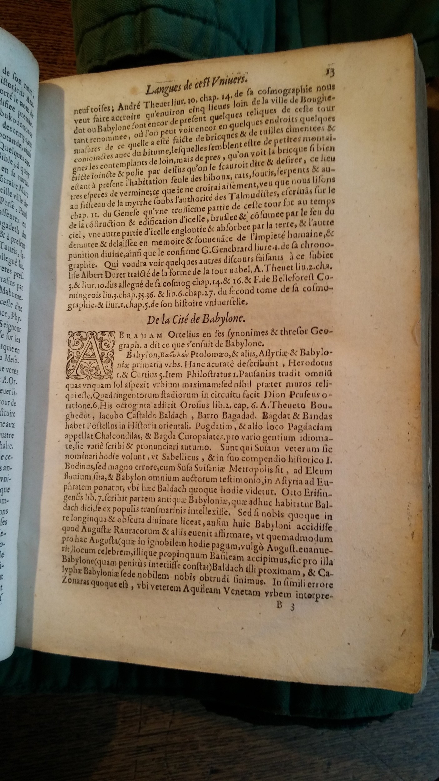 1613 - Matthieu Berjon - Trésor de l’histoire des langues de cet univers - BnF Arsenal 1613 - Matthieu Berjon - Trésor de l’histoire des langues de cet univers - BnF Arsenal