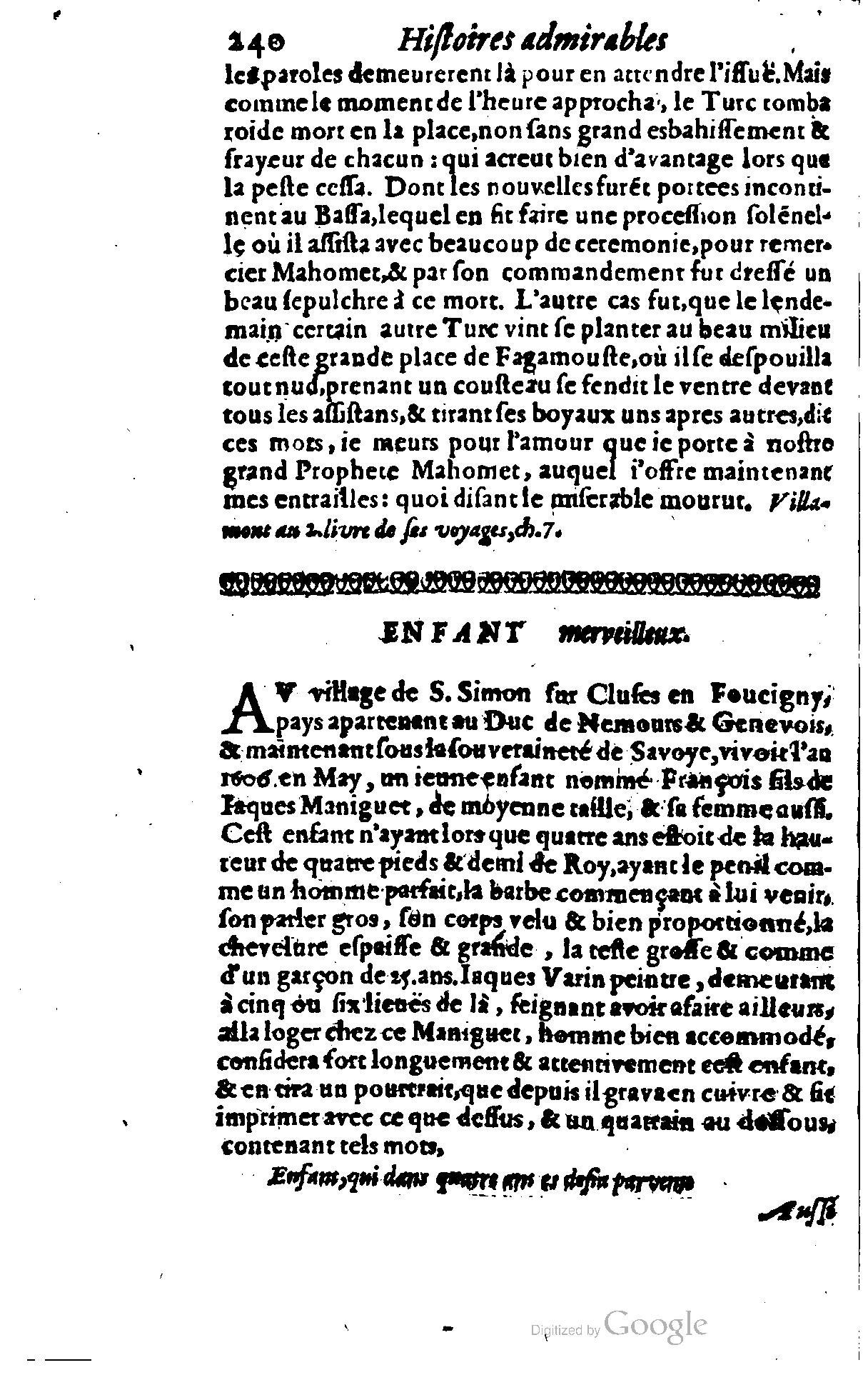 1628 - Jacques Crespin - Trésor d’histoires admirables et mémorables - BSB Munich 1628 - Jacques Crespin - Trésor d’histoires admirables et mémorables - BSB Munich