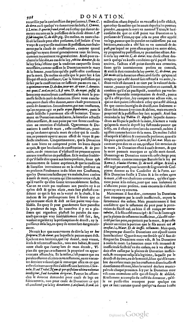 1629 - Veuve Nicolas Buon - Trésor du droit français (21754 T. 1) - BM Lyon 1629 - Veuve Nicolas Buon - Trésor du droit français (21754 T. 1) - BM Lyon