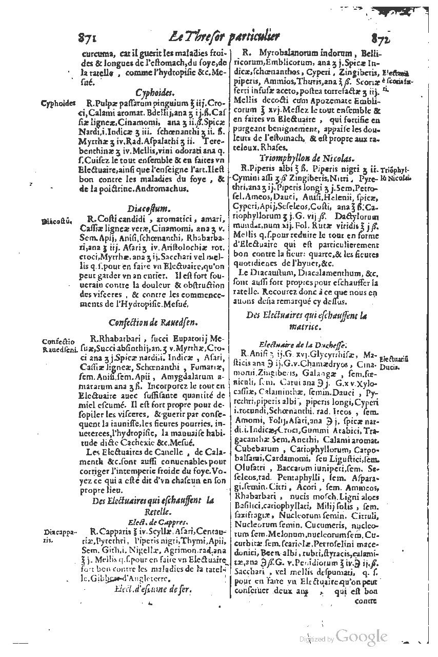 1616 - Étienne Gamonet - Grand trésor ou dispensaire - BSB Munich 1616 - Étienne Gamonet - Grand trésor ou dispensaire - BSB Munich