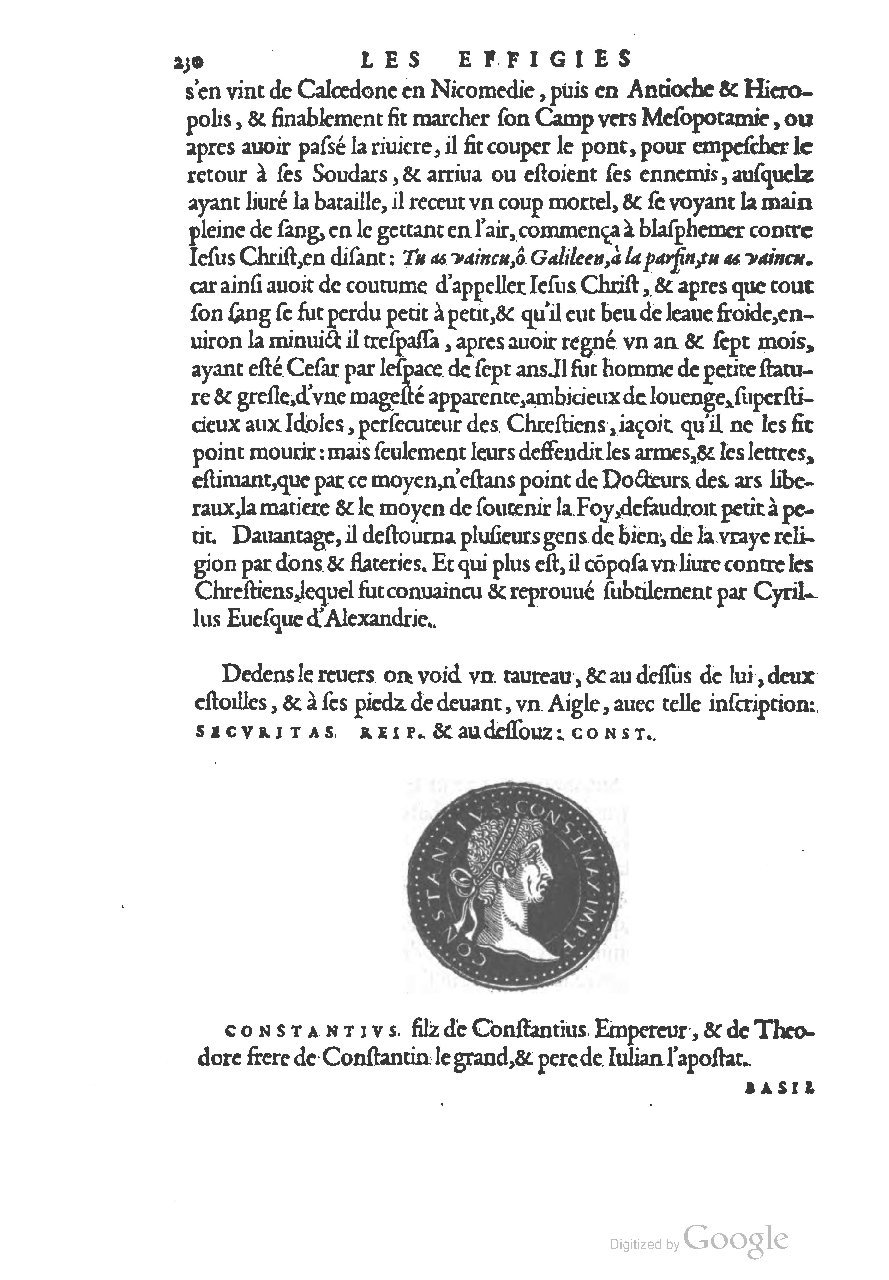 1553 - Jacopo Strada et Thomas Guérin - Épitome du Trésor des antiquités - UGent