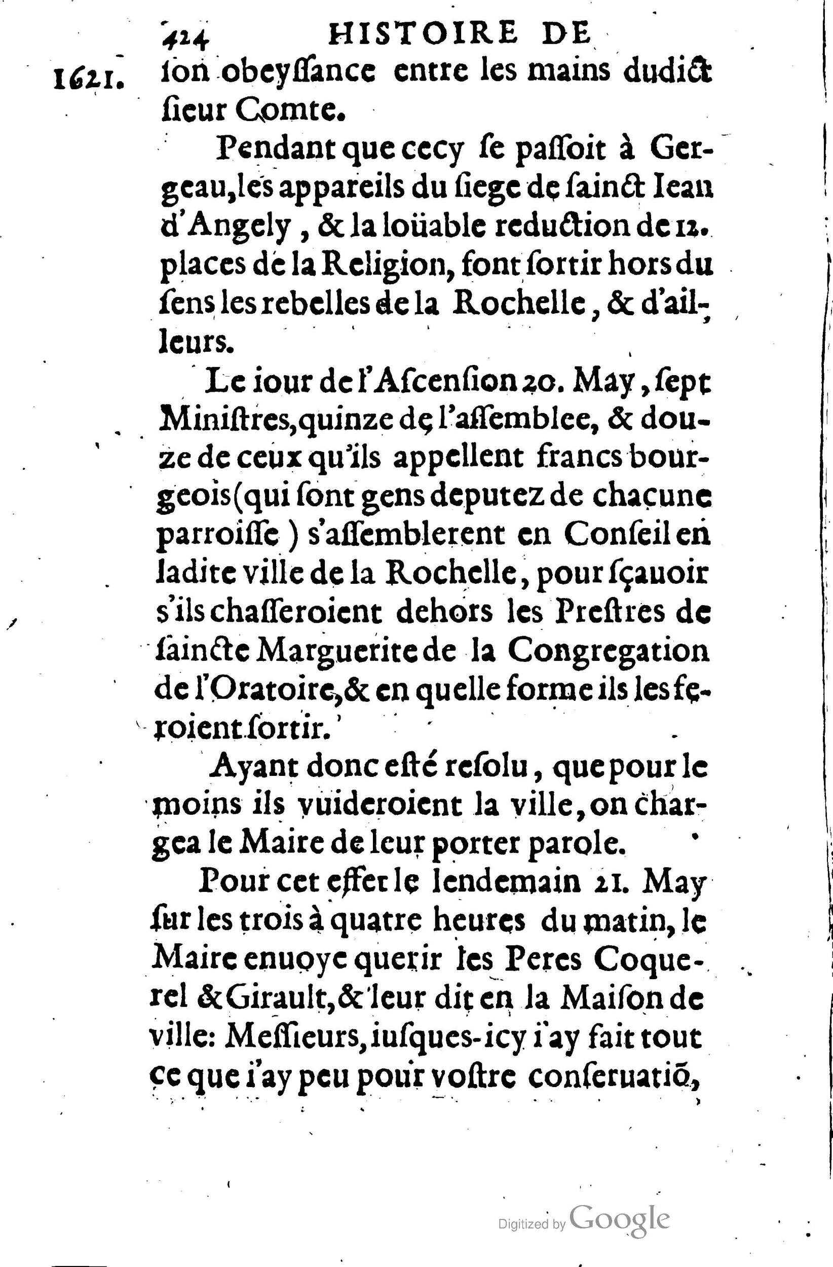 1623 - Joseph Bouillerot - Trésor de l’histoire générale de notre temps - BM Lyon