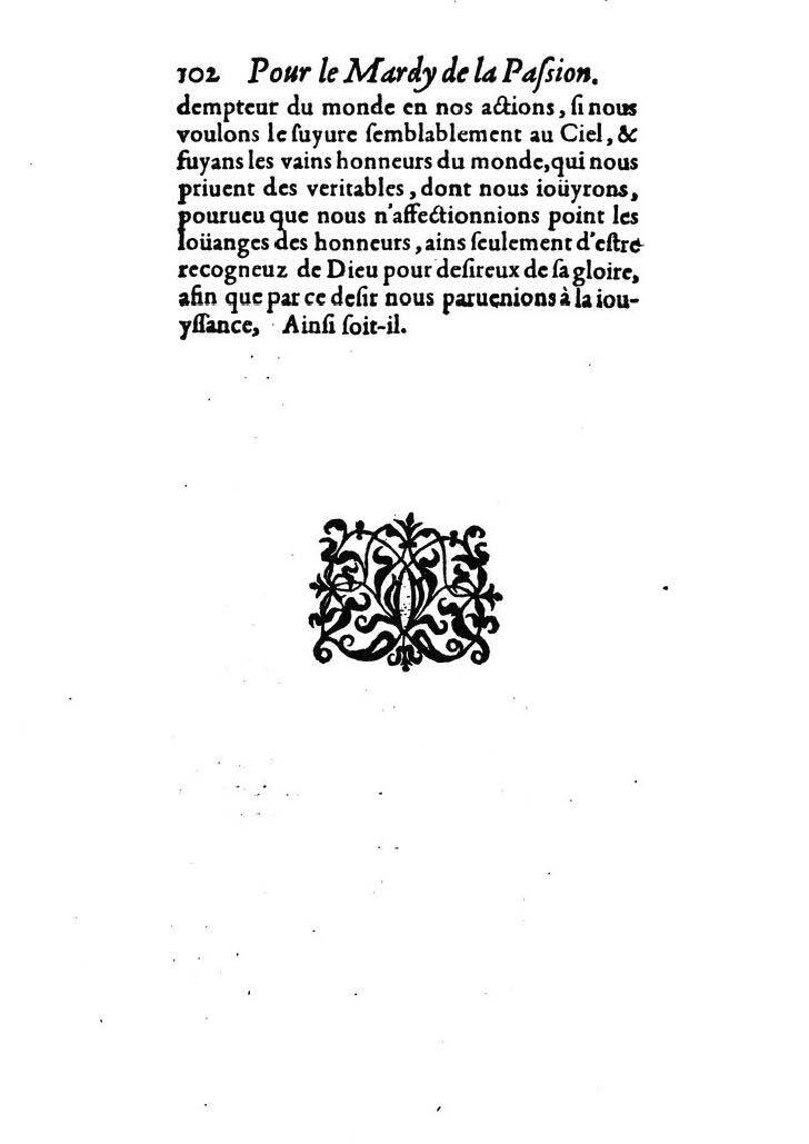 1607 - Nicolas Du Fossé - Trésor quadragésimal - T 02 - BM Lyon