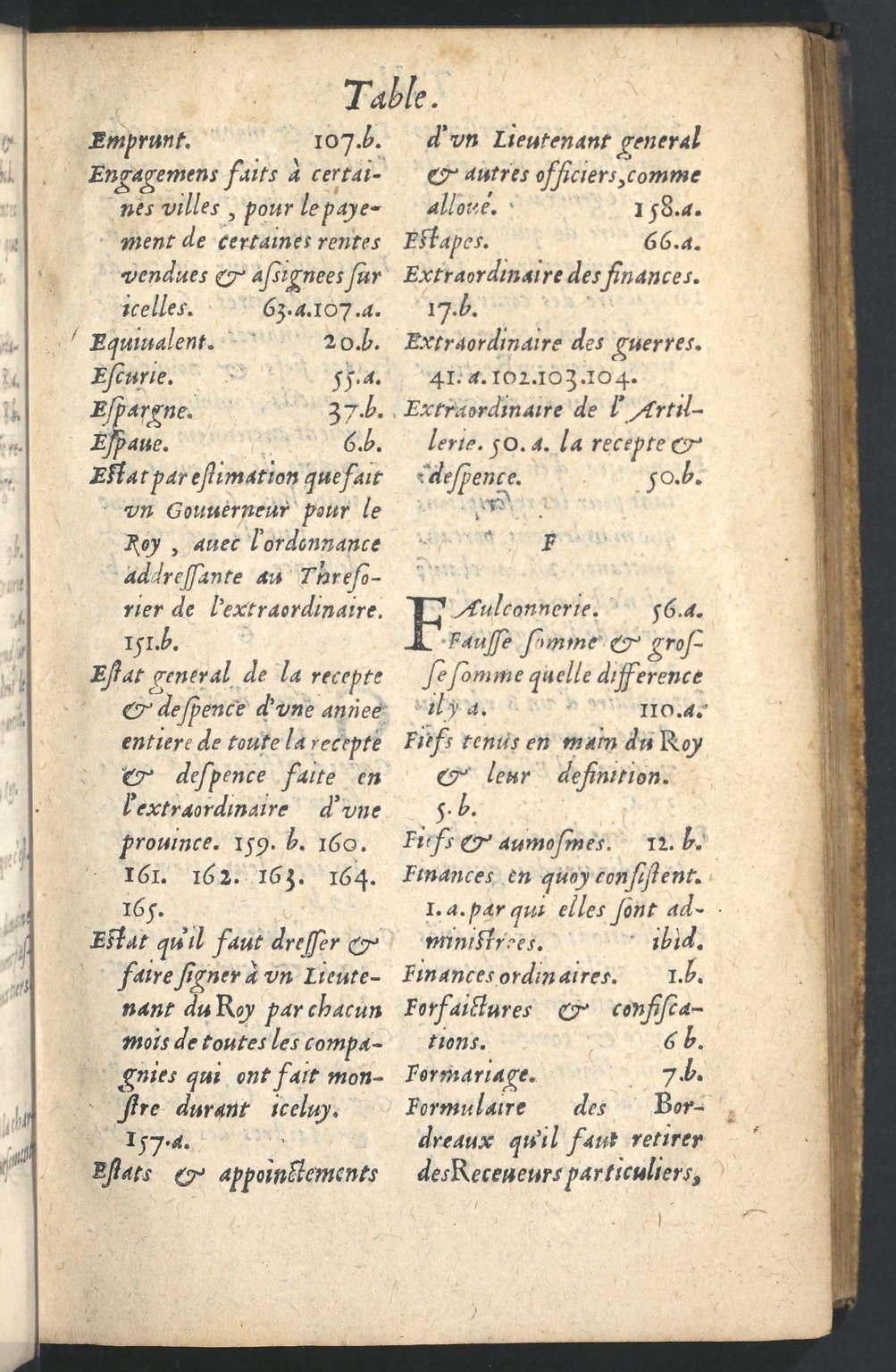 1599 - Claude de Monstr’oeil et Jean Richer - Trésor des instructions des finances - BnF 1599 - Claude de Monstr’oeil et Jean Richer - Trésor des instructions des finances - BnF