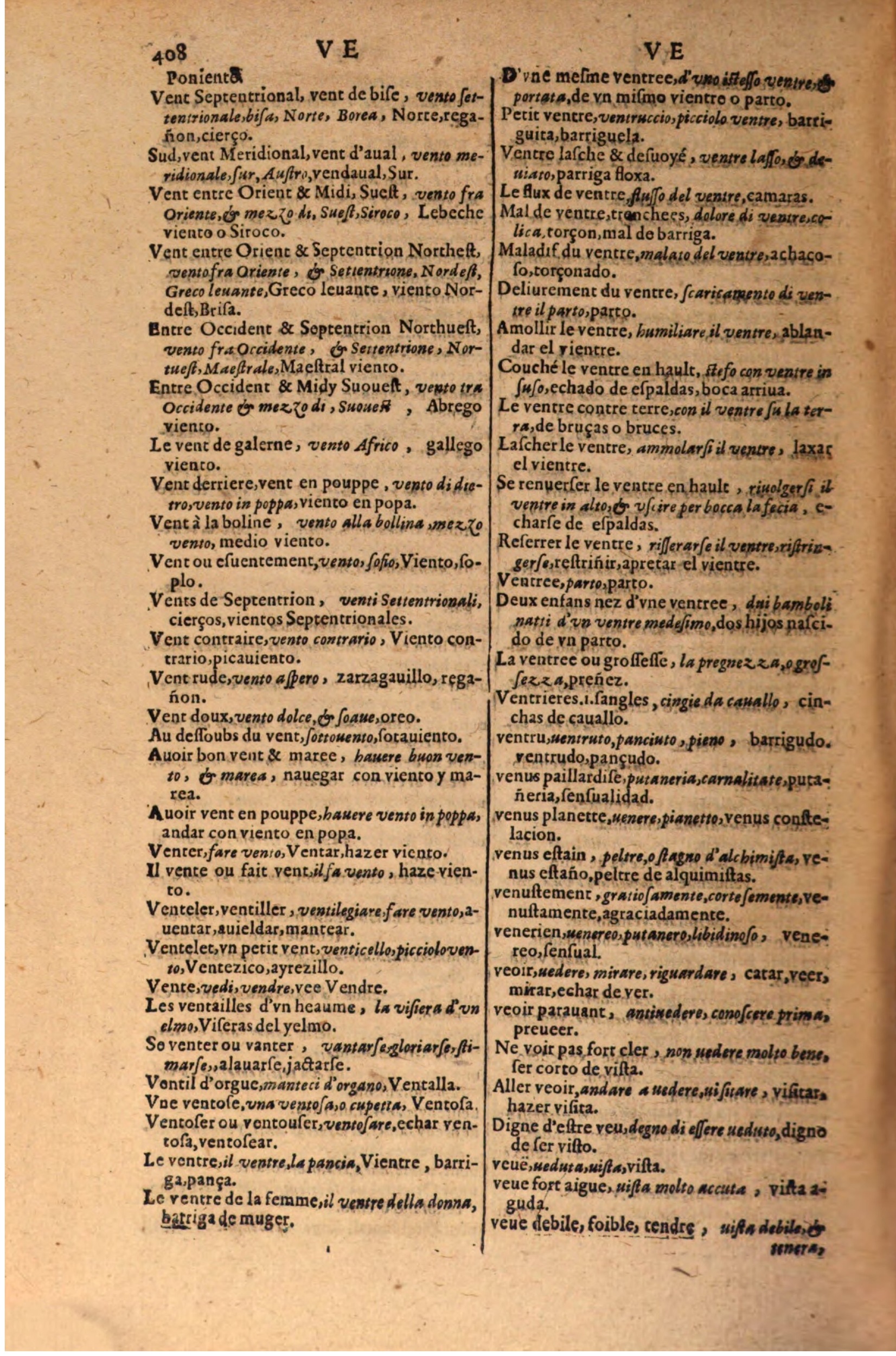 1616 - Pierre de la Rovière - Trésor des trois langues (Seconde partie) - BSB Munich