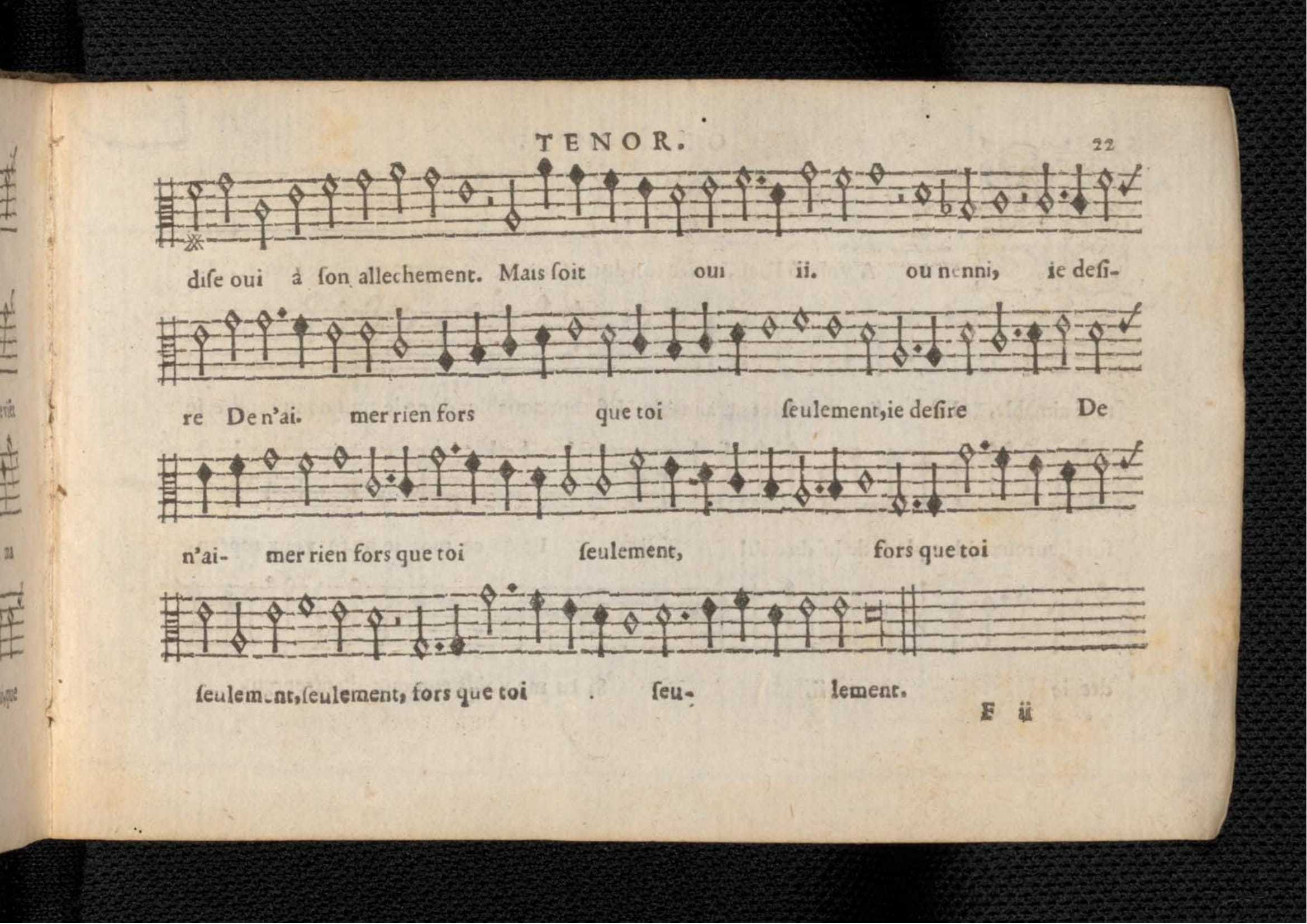 1576 - [Pierre de Saint-André] - Trésor de musique d’Orlande de Lassus Tenor - KBR Bruxelles