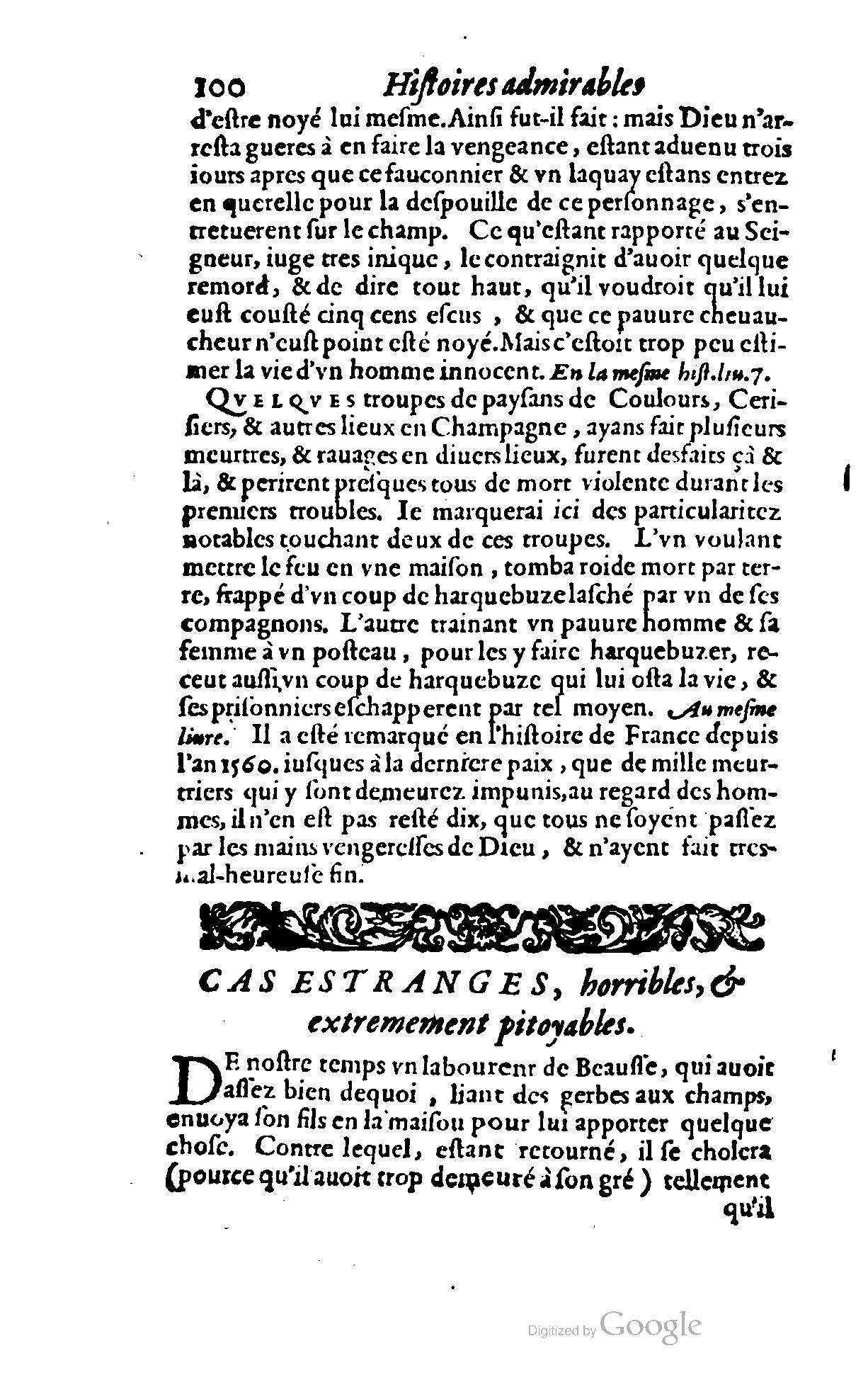 1620 - Samuel Crespin - Trésor d’histoires admirables et mémorables - BCU Lausanne