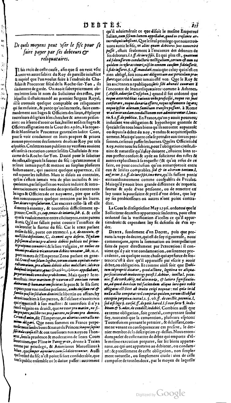 1629 - Veuve Nicolas Buon - Trésor du droit français (21754 T. 1) - BM Lyon
